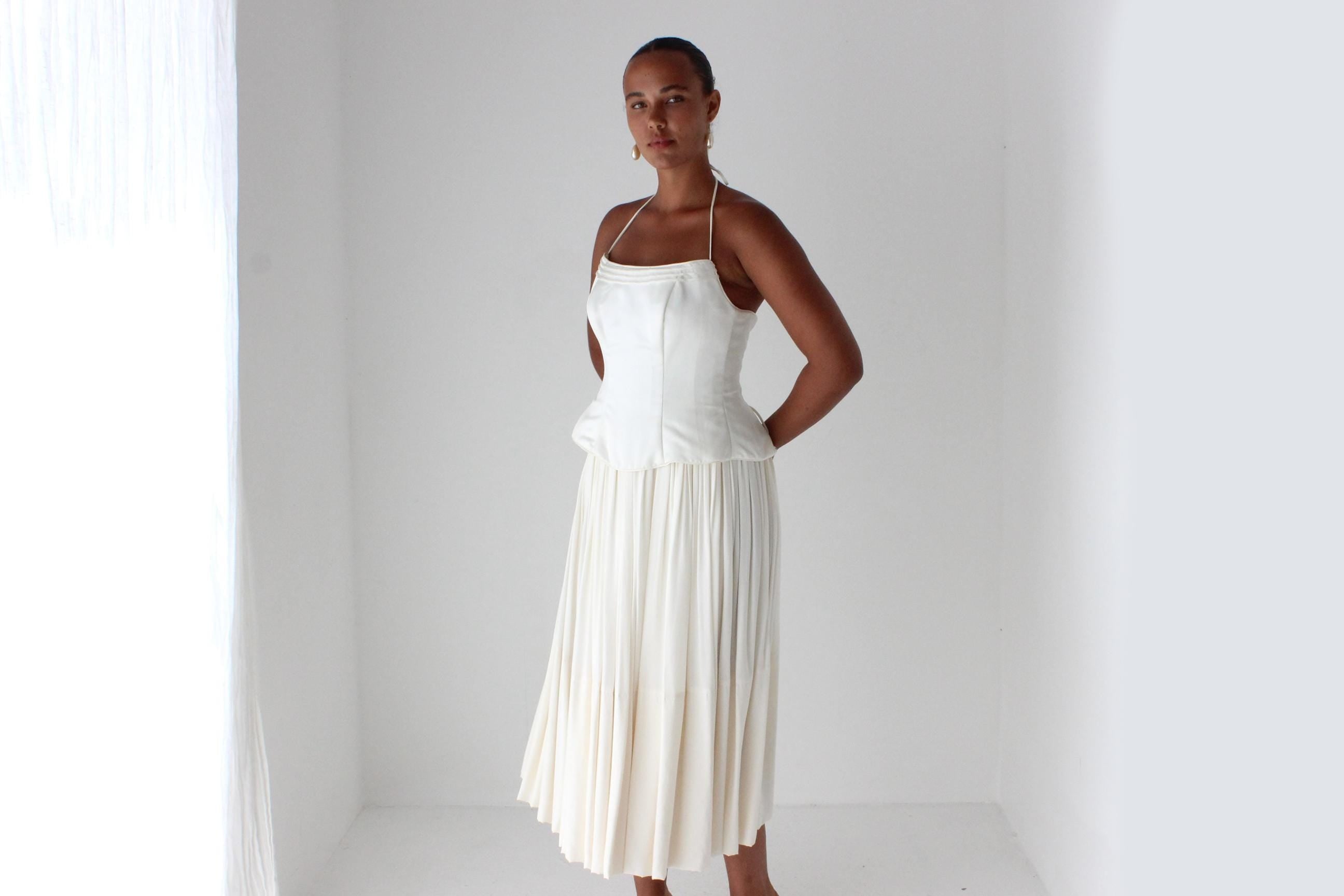 1997 Ivory Satin Corset