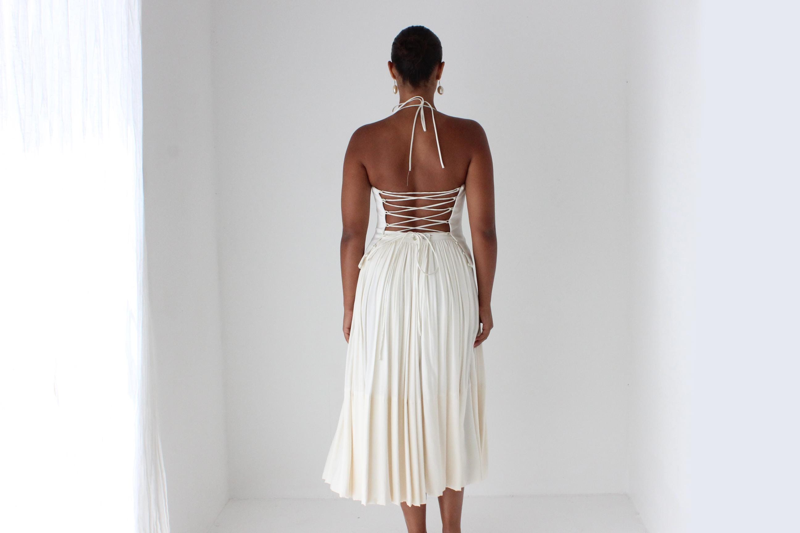 1997 Ivory Satin Corset