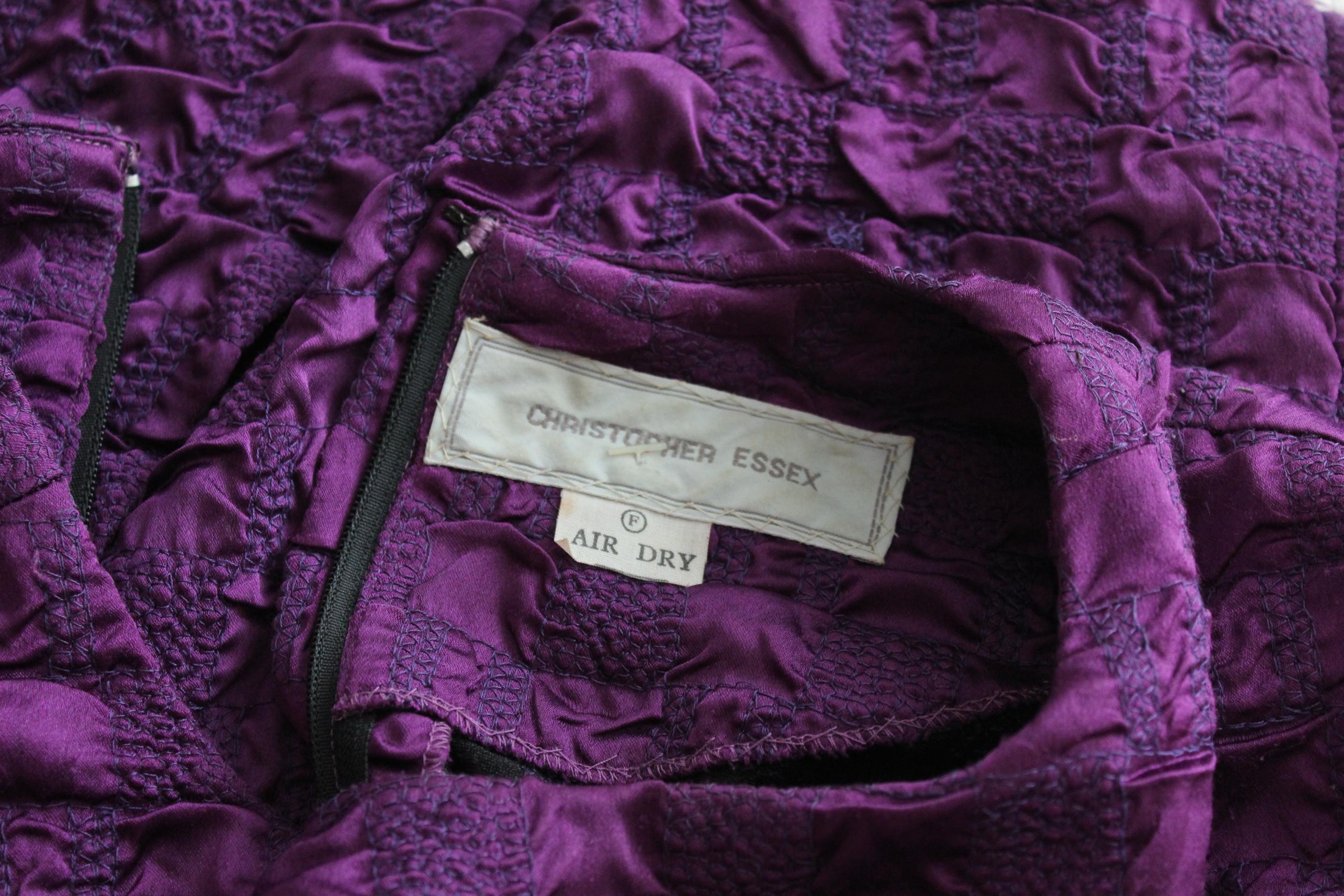 80s Textural Issey Vibe Dress