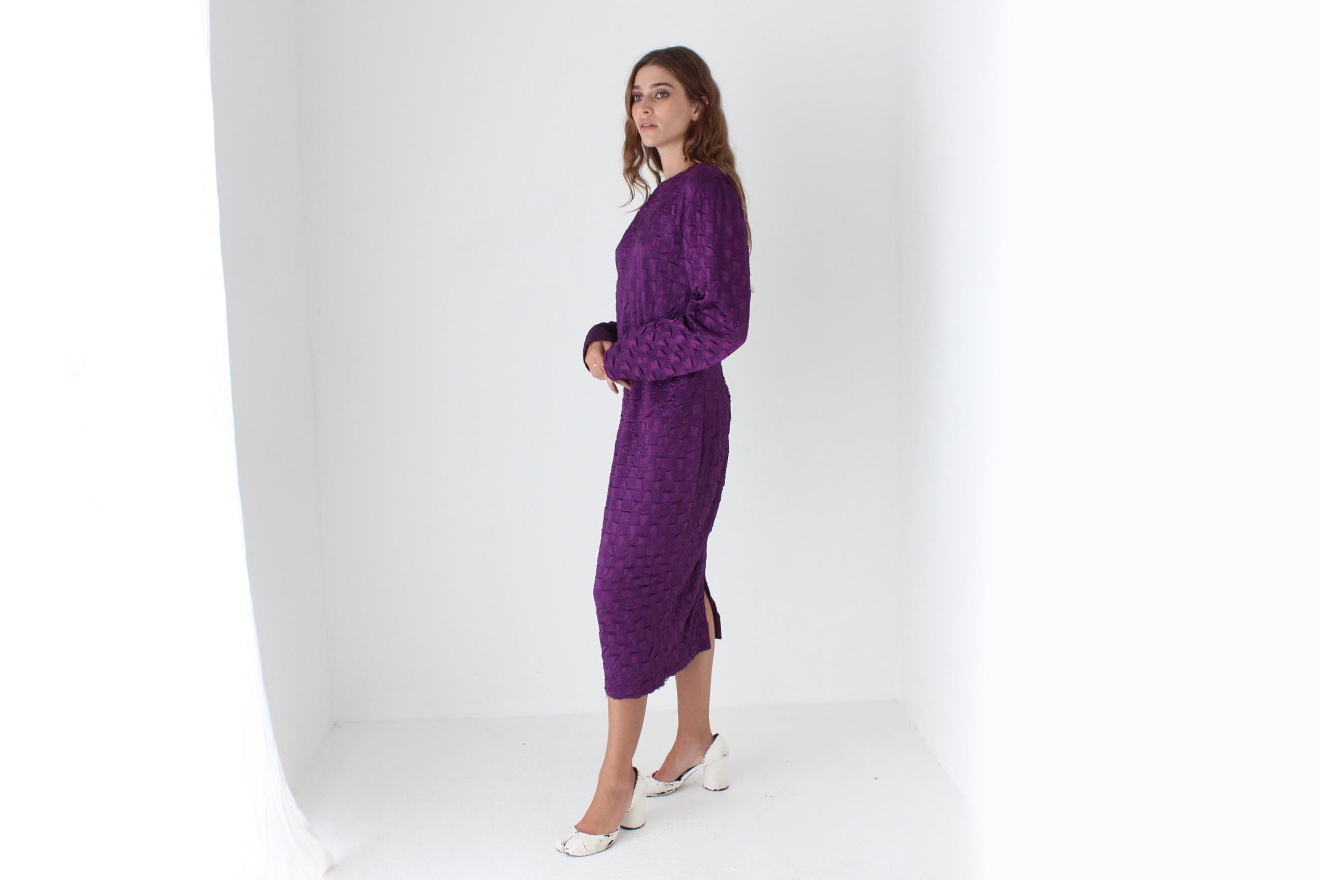 80s Textural Issey Vibe Dress