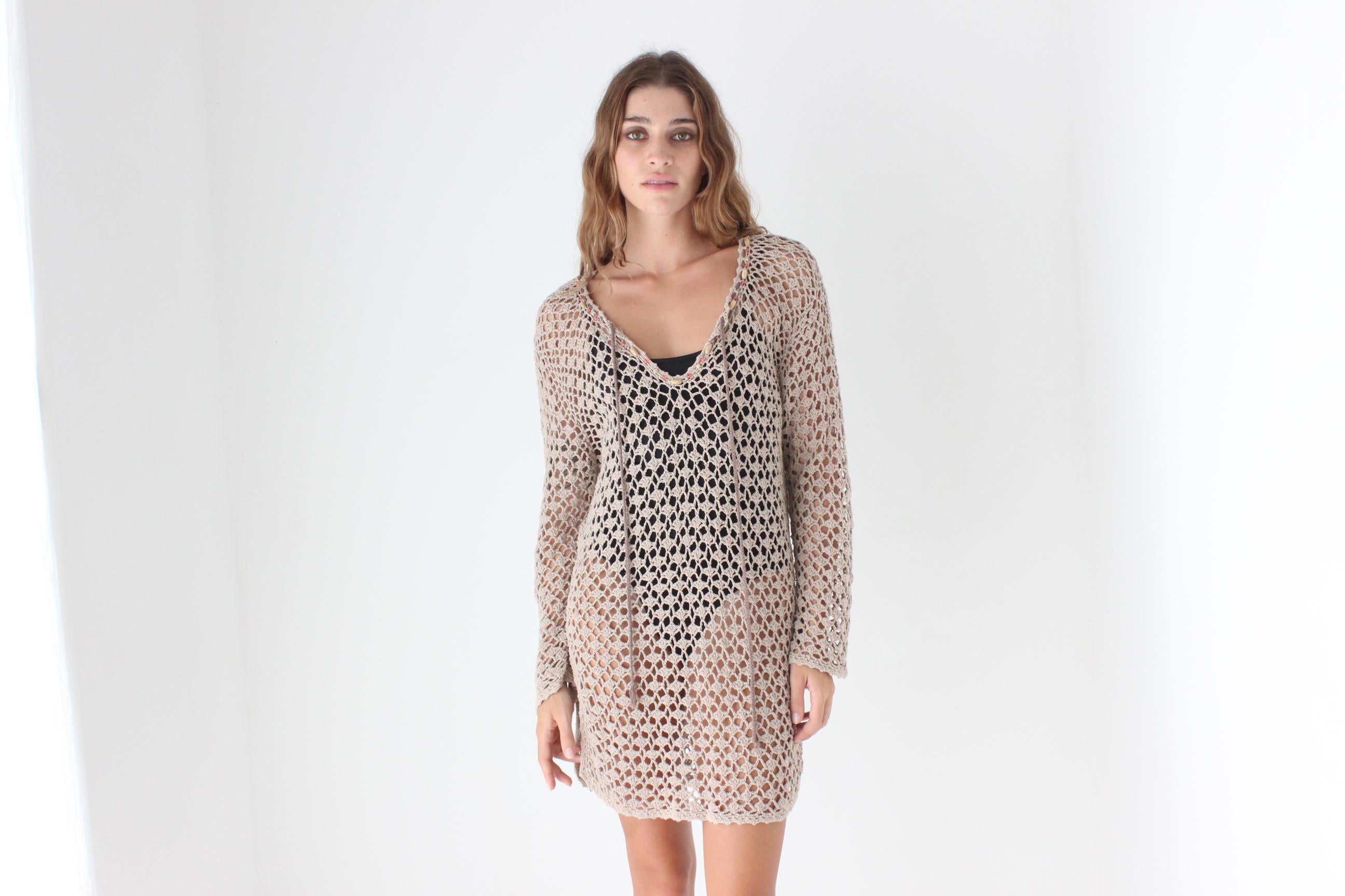 90s Cotton Crochet Mini