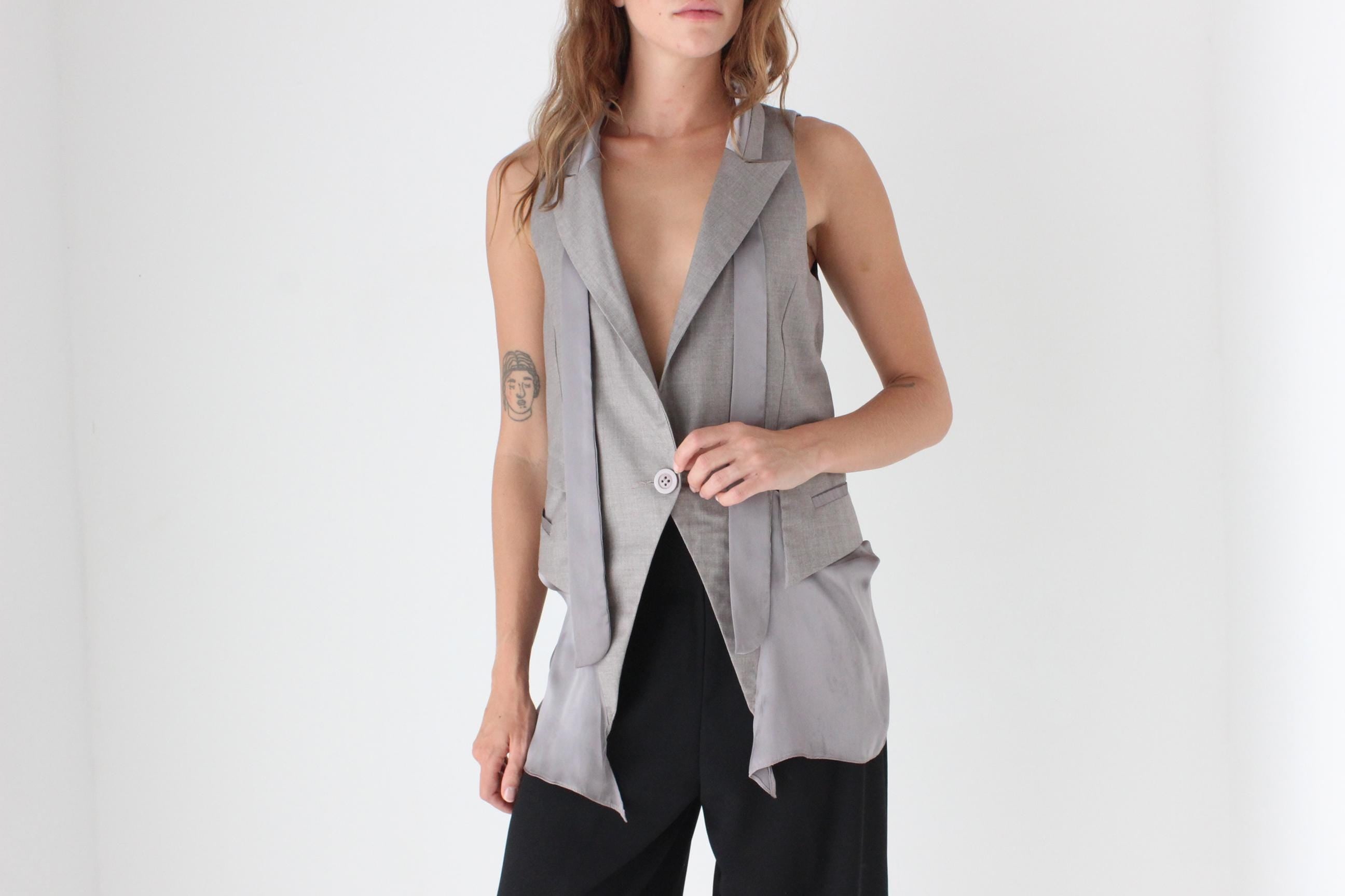 Y2K Sexy Waistcoat Top