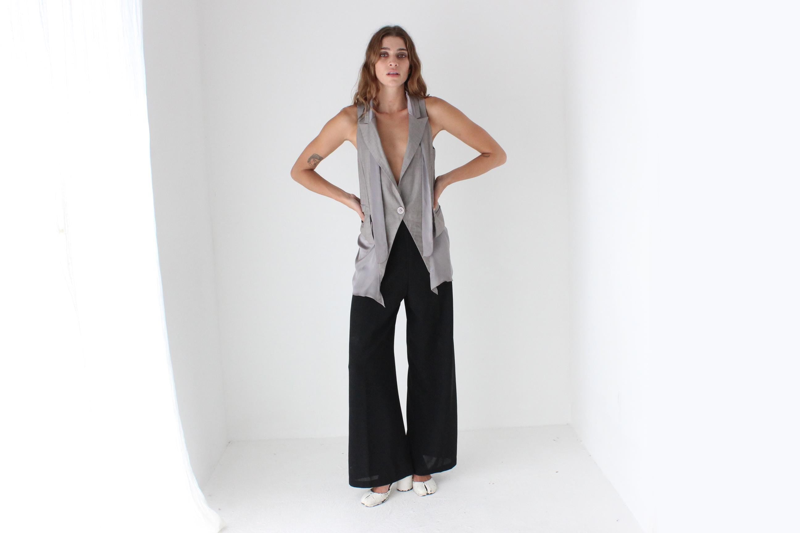 Y2K Sexy Waistcoat Top