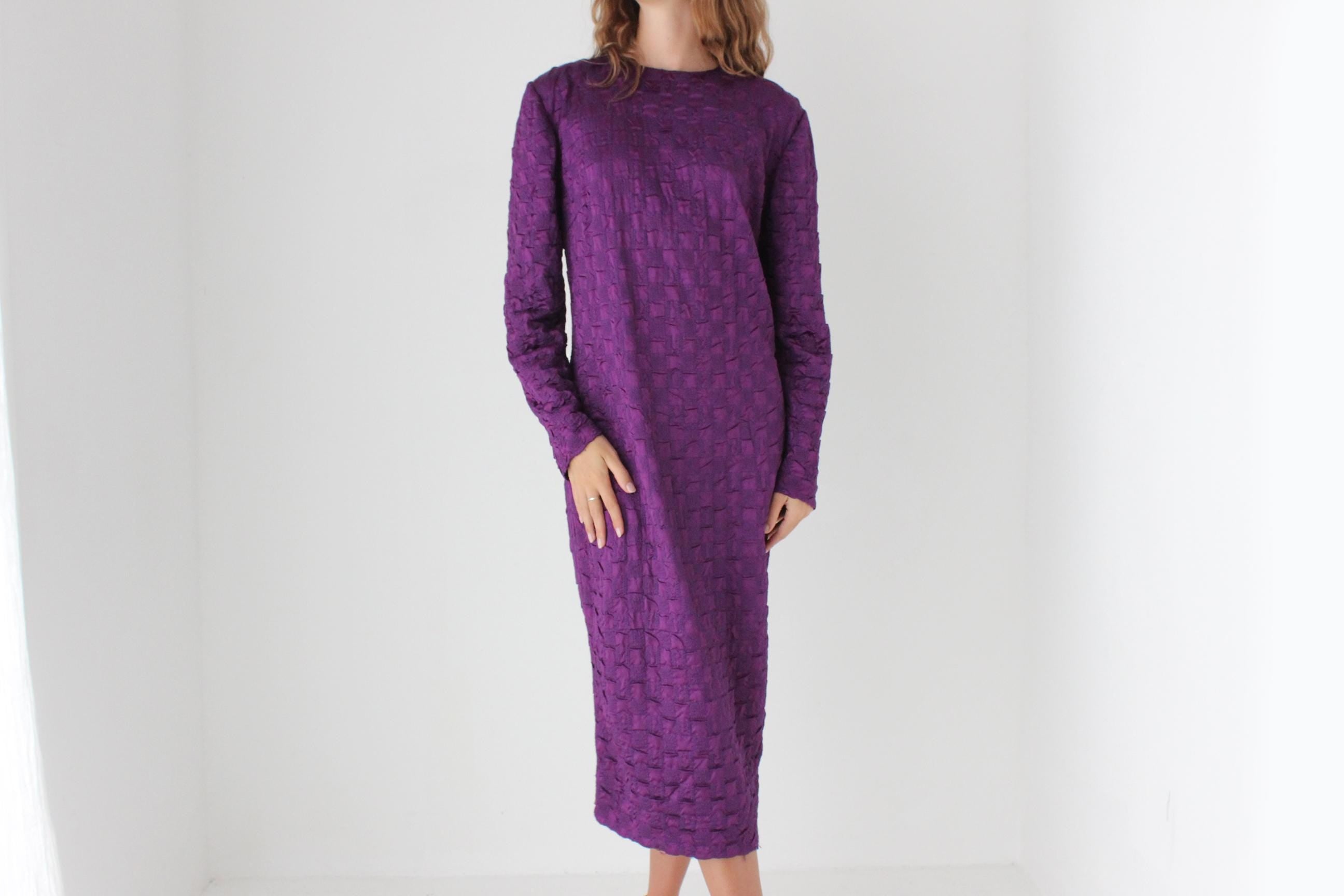 80s Textural Issey Vibe Dress