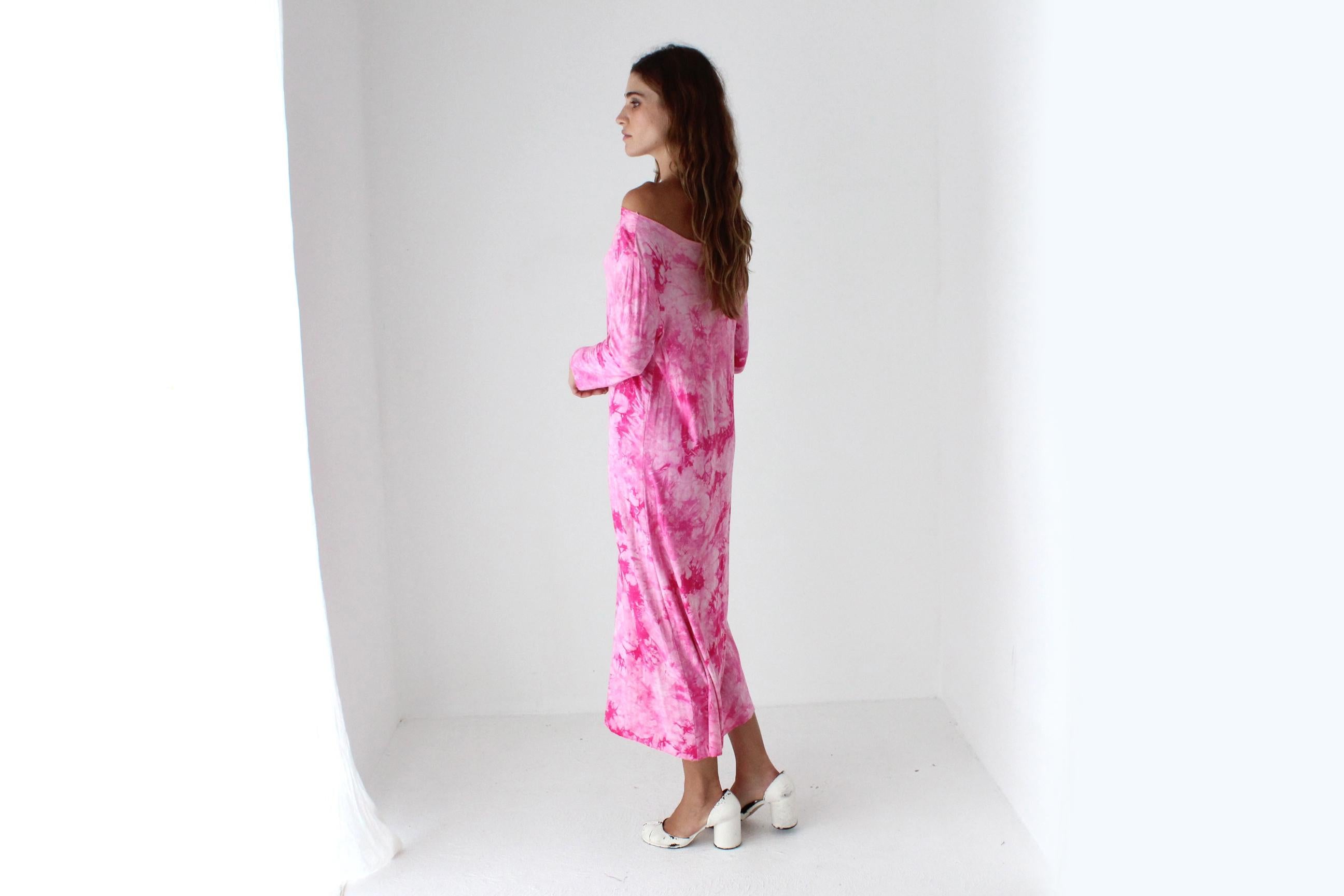 Y2K Bubblegum Tie Dye Dress