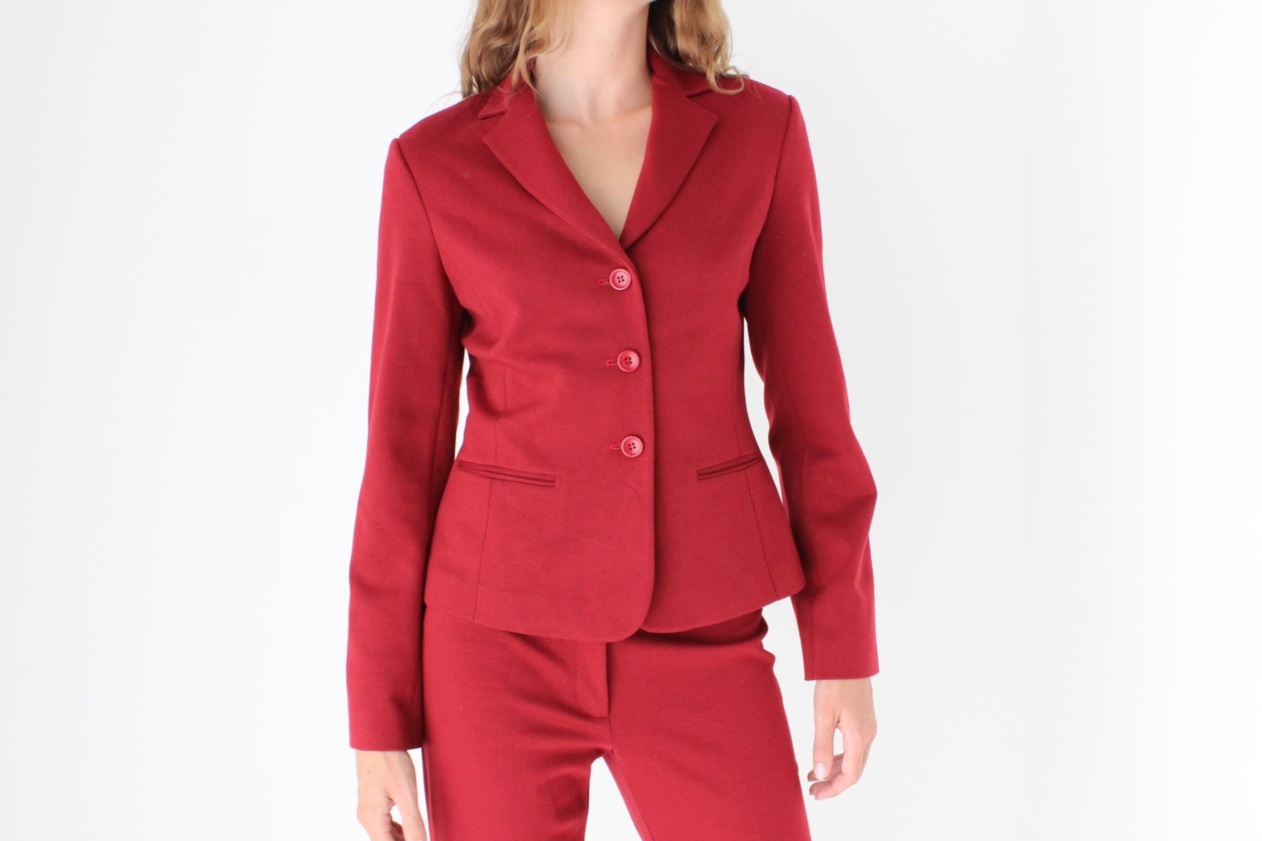 Y2K Thick Cotton Jersey Pant Suit by BCBGMAXAZRIA