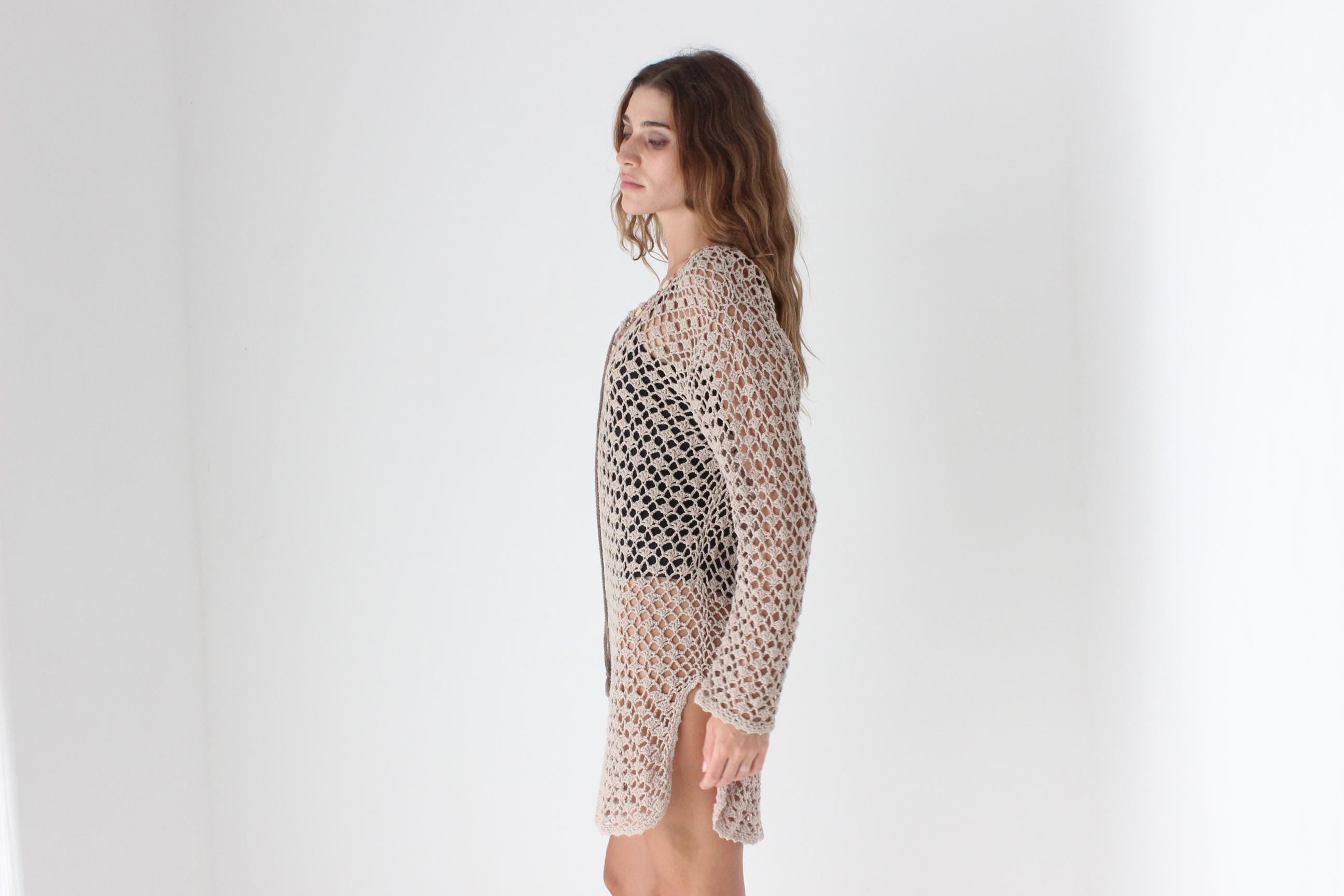 90s Cotton Crochet Mini