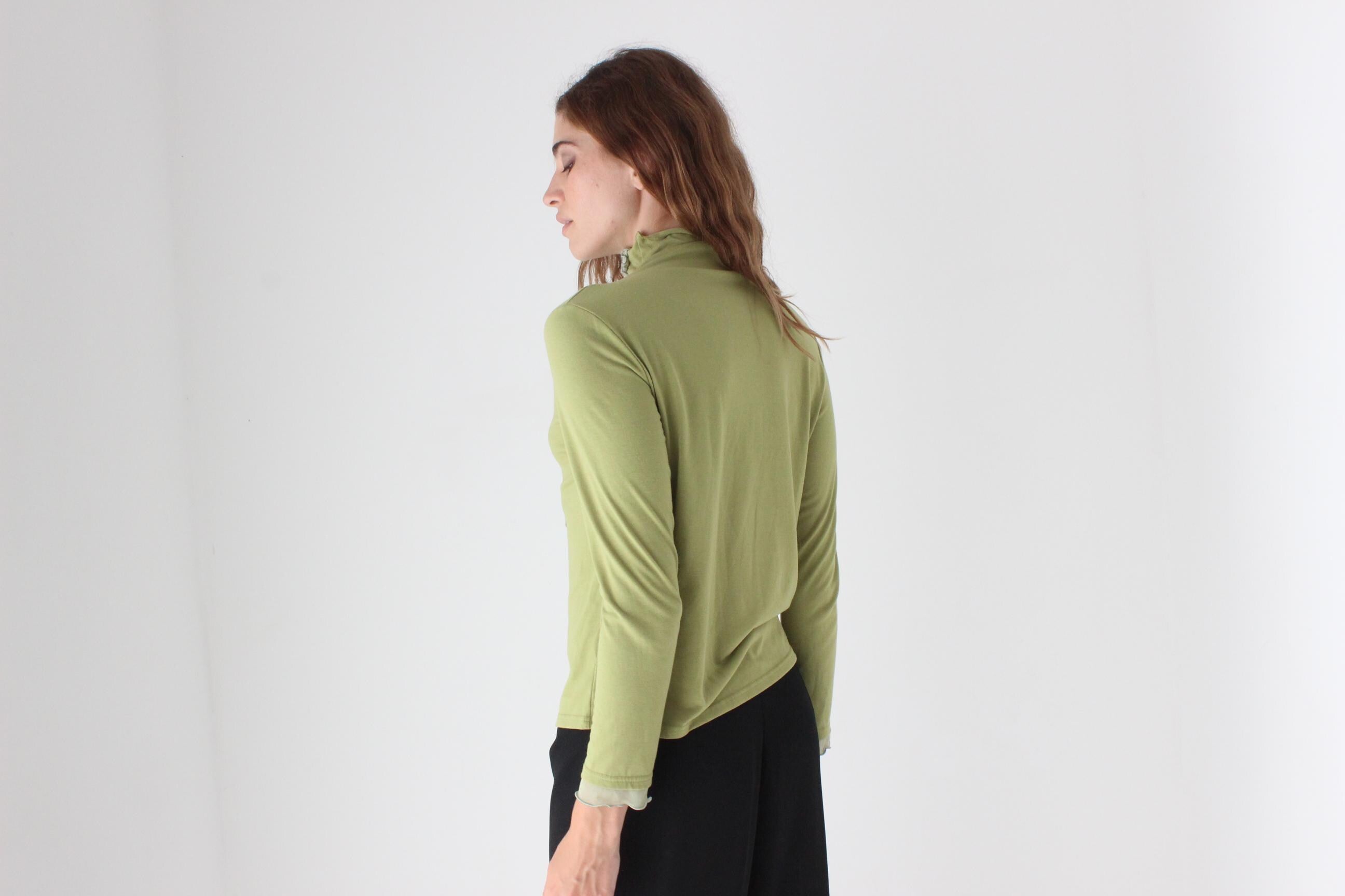 Futuristic Y2K Ruched Tulle Textural Top