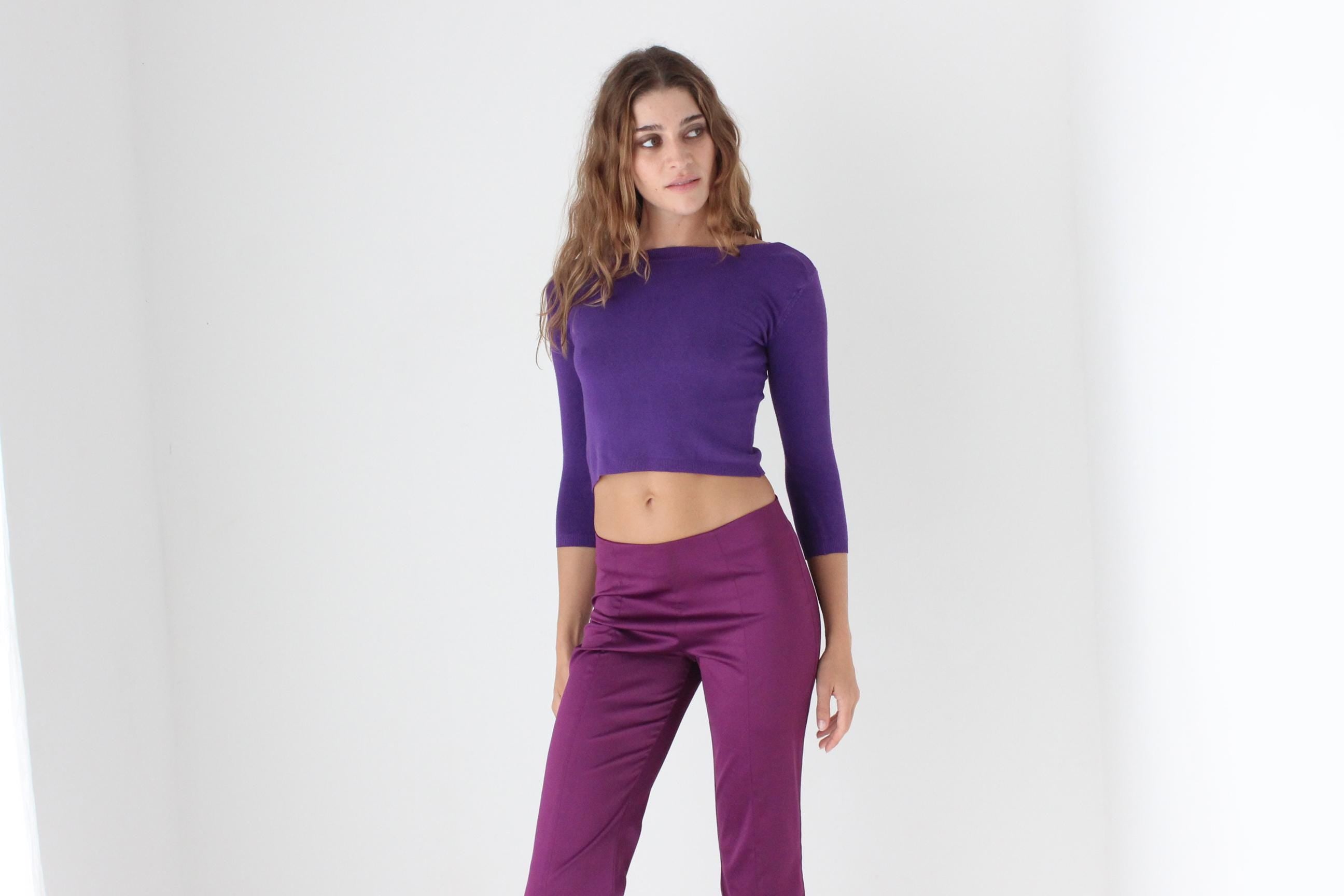 90s Dotti Soft Stretch Cropped Knit