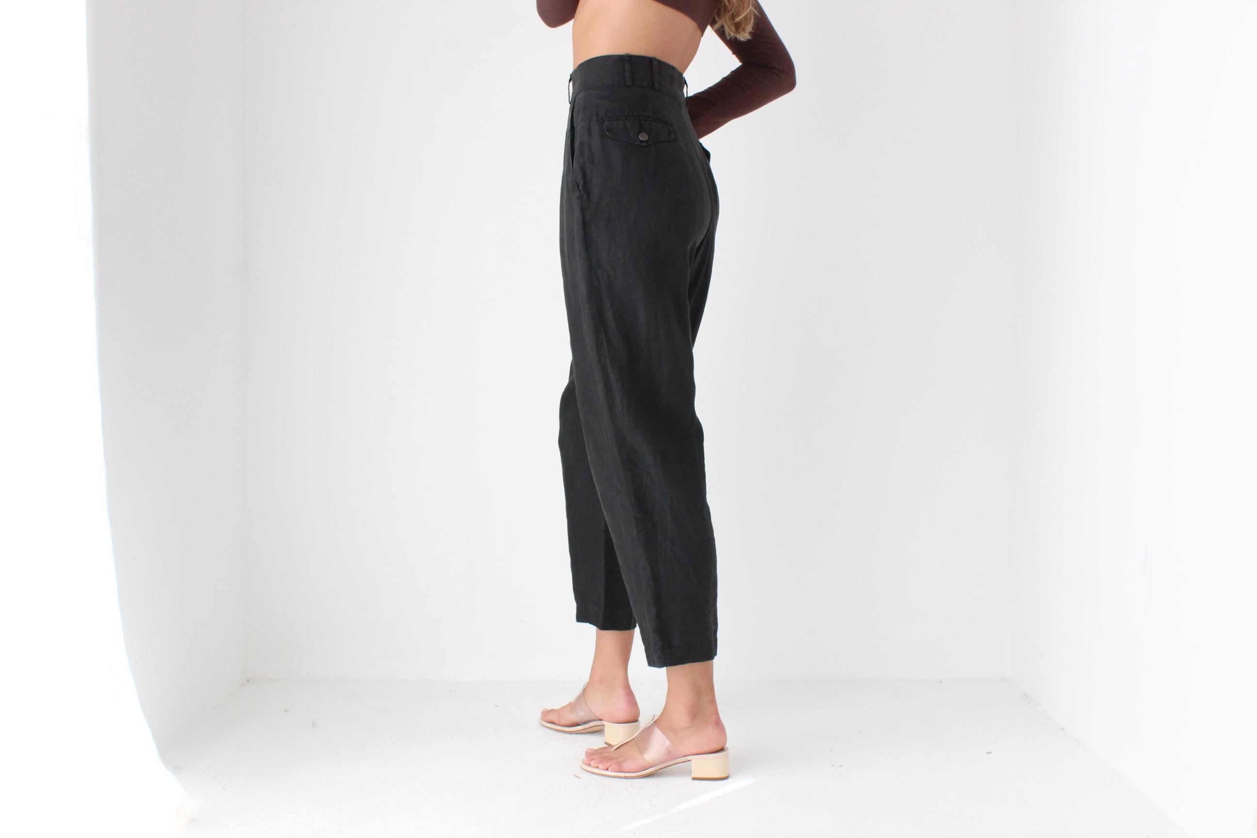 Beautifully Cut 90s Linen Trousers