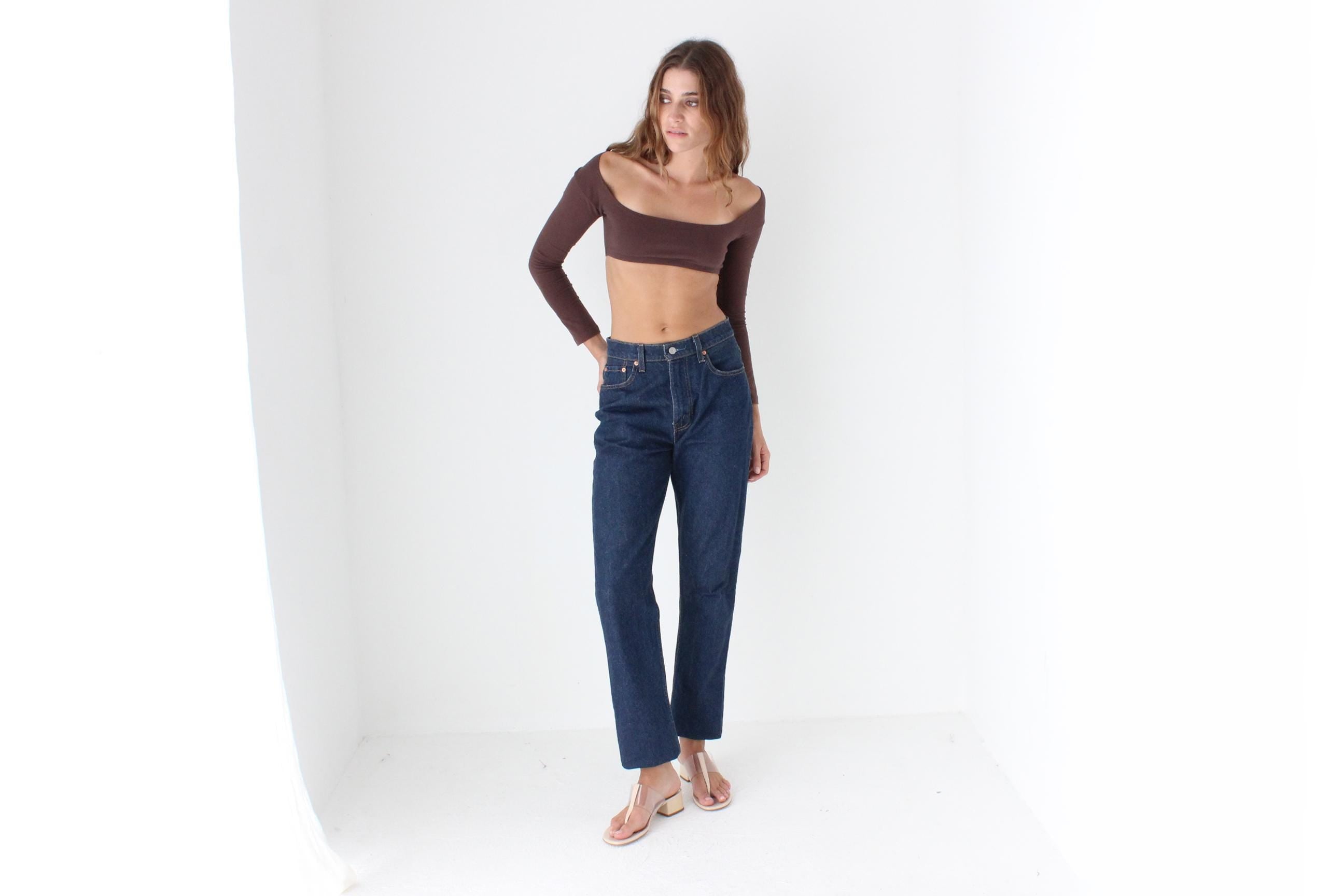 1996 LEVIS Dark Wash 553 Jeans