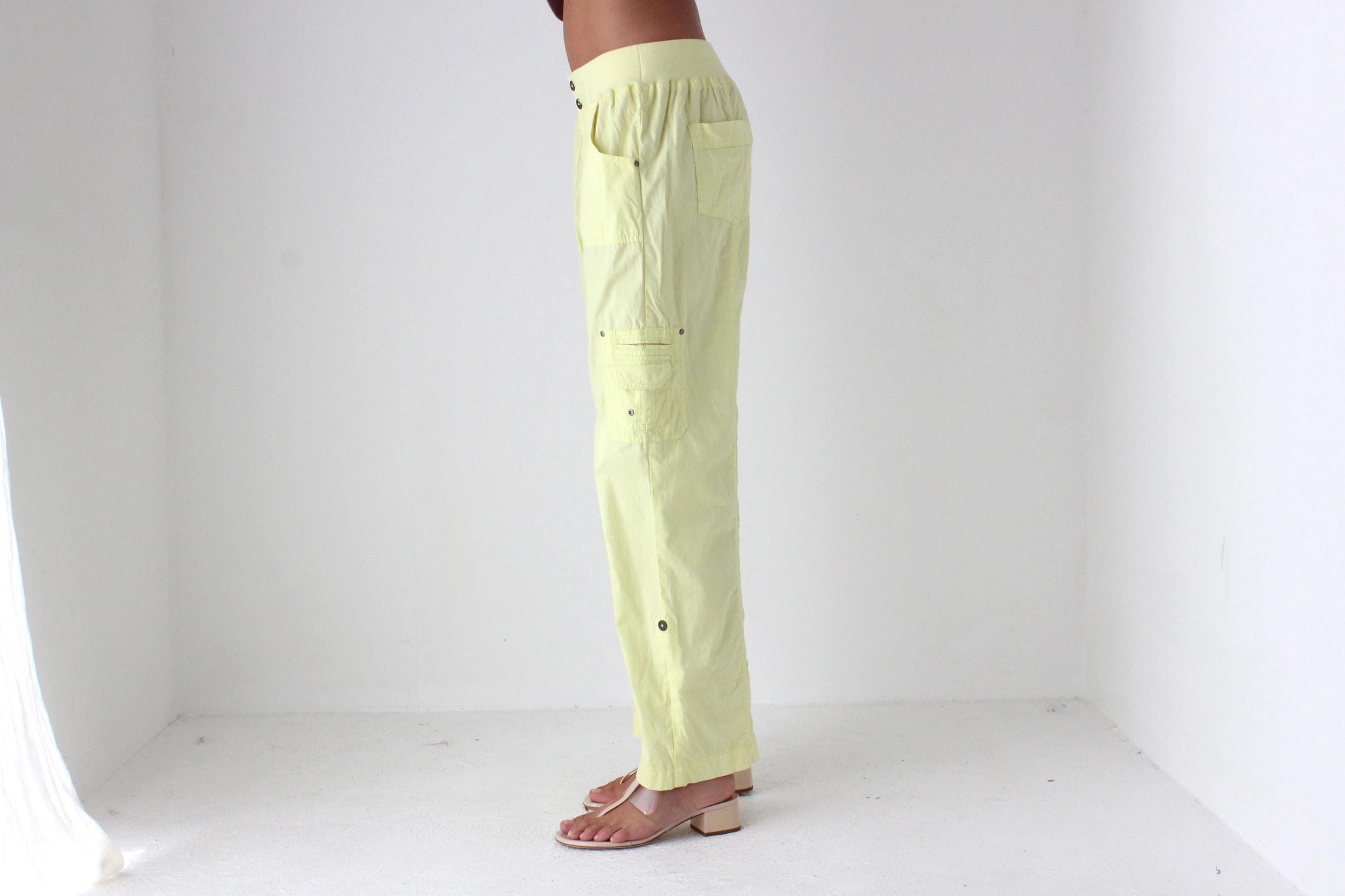 Y2K Washed Neon Cargo Pants