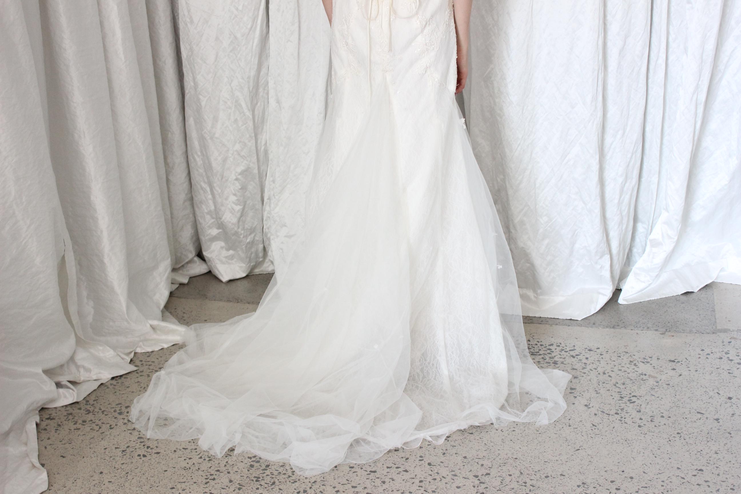 2000s Fairycore Mermaid Wedding Gown