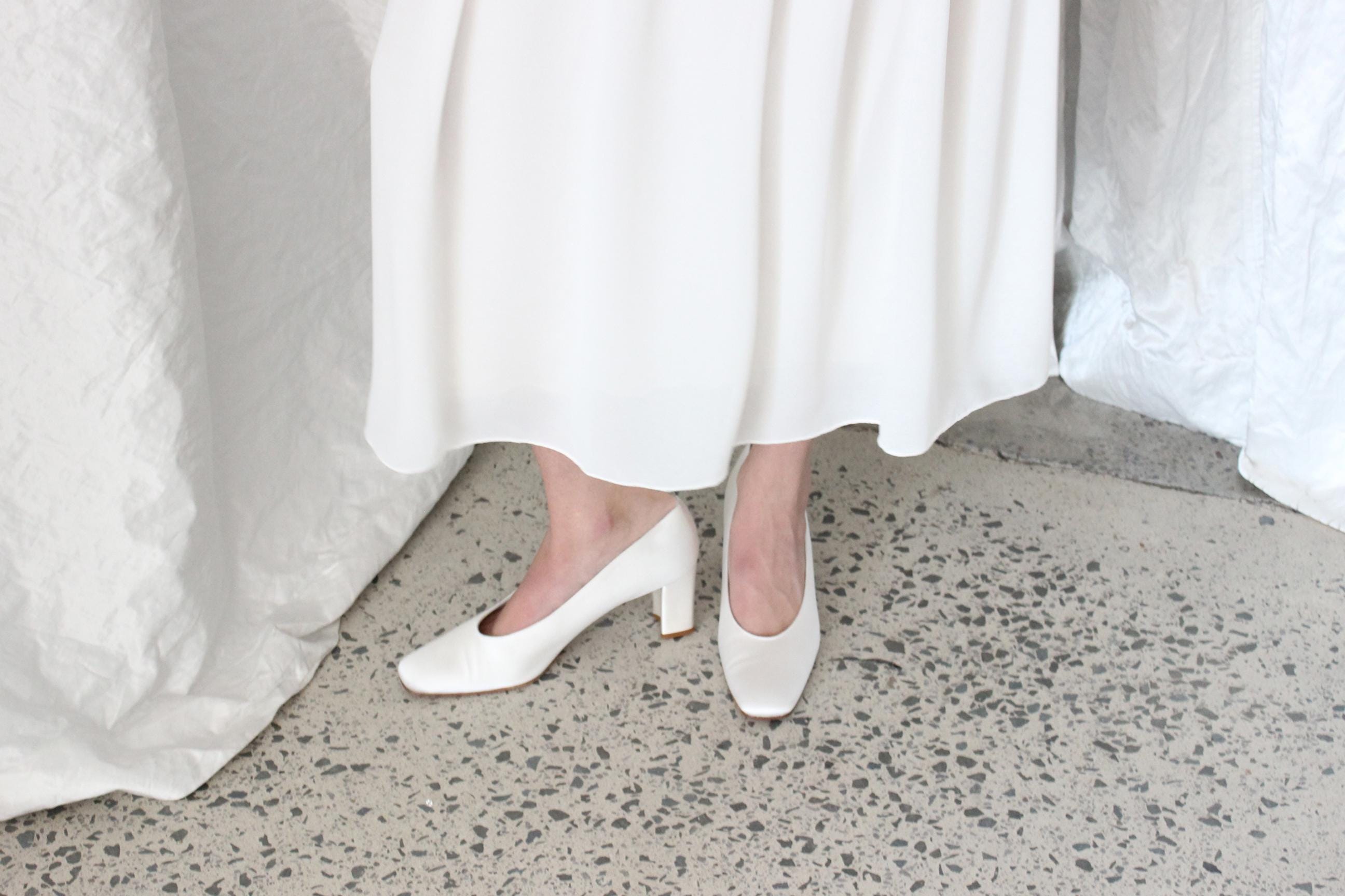 90s Stuart Weitzman Satin Heels - Euro 41