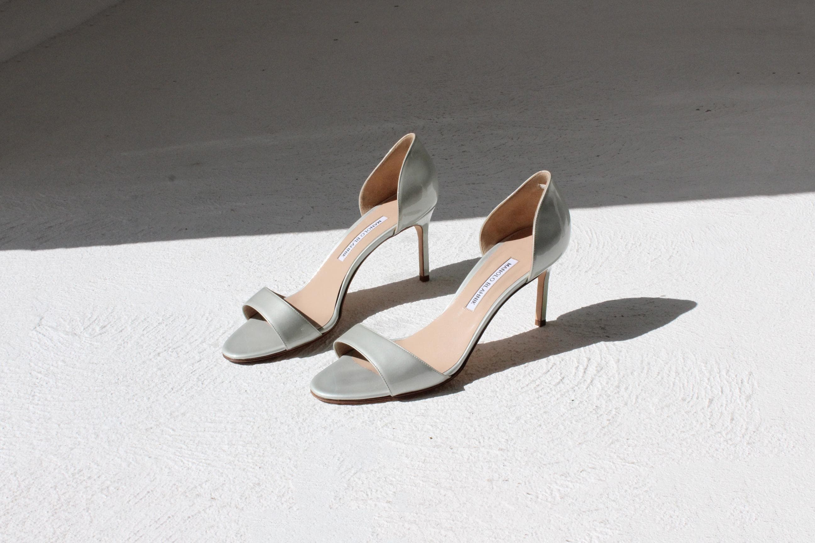 2000s MANOLO BLAHNIK Pastel Patent Leather Heels - Euro 40.5