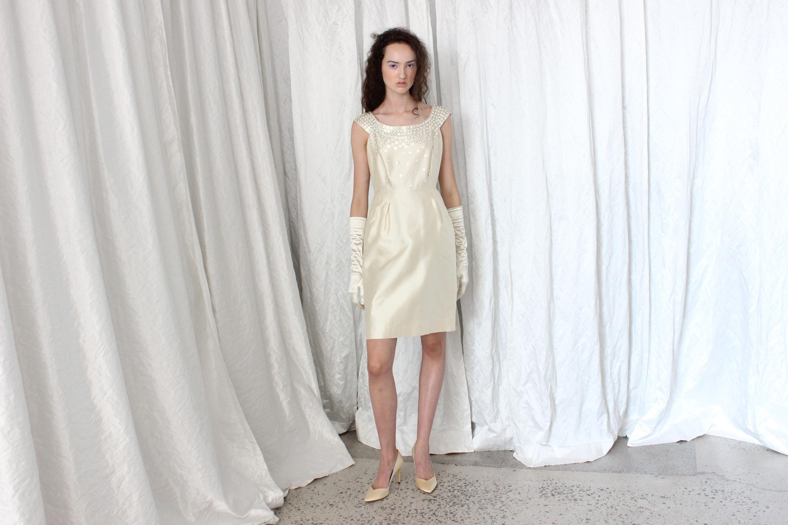 2000s Kate Spade Silk Taffeta Mini