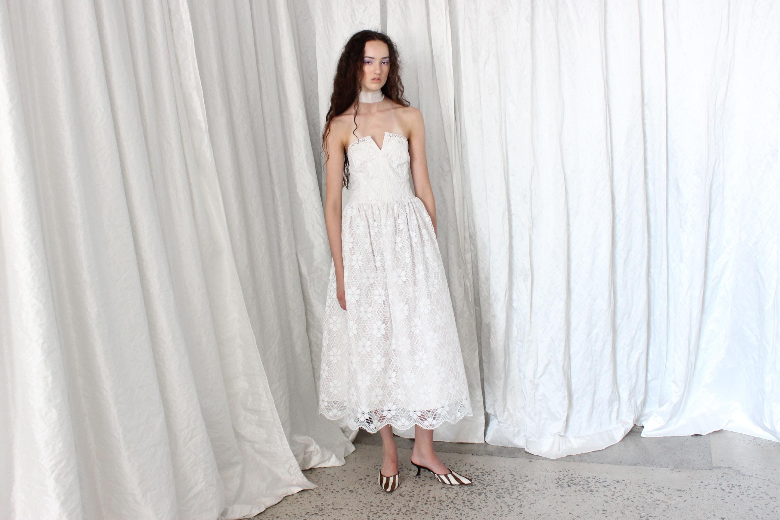 1980s Nonna's Curtains Dress