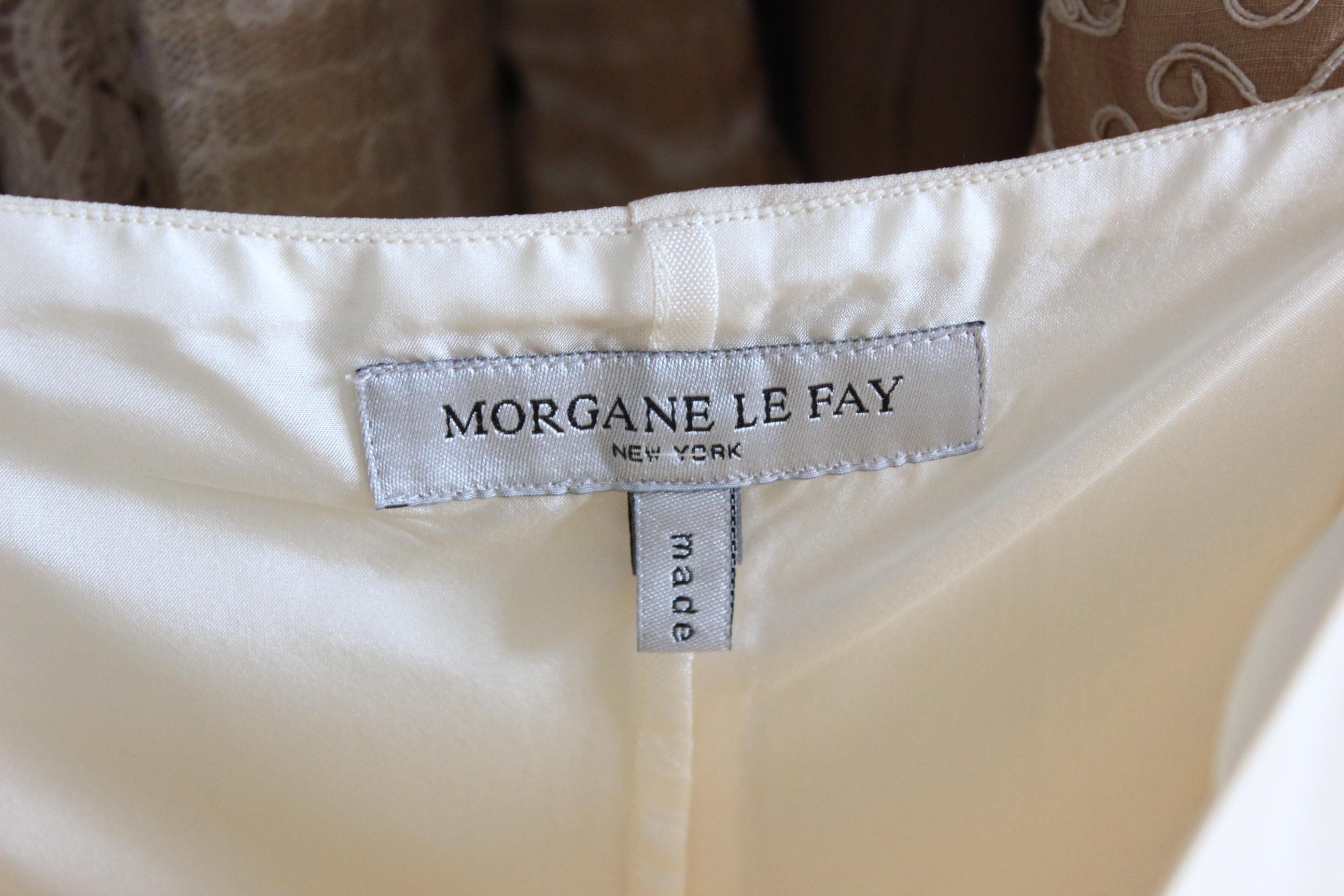 90s Morgane Le Fey Organza Lattice Mini