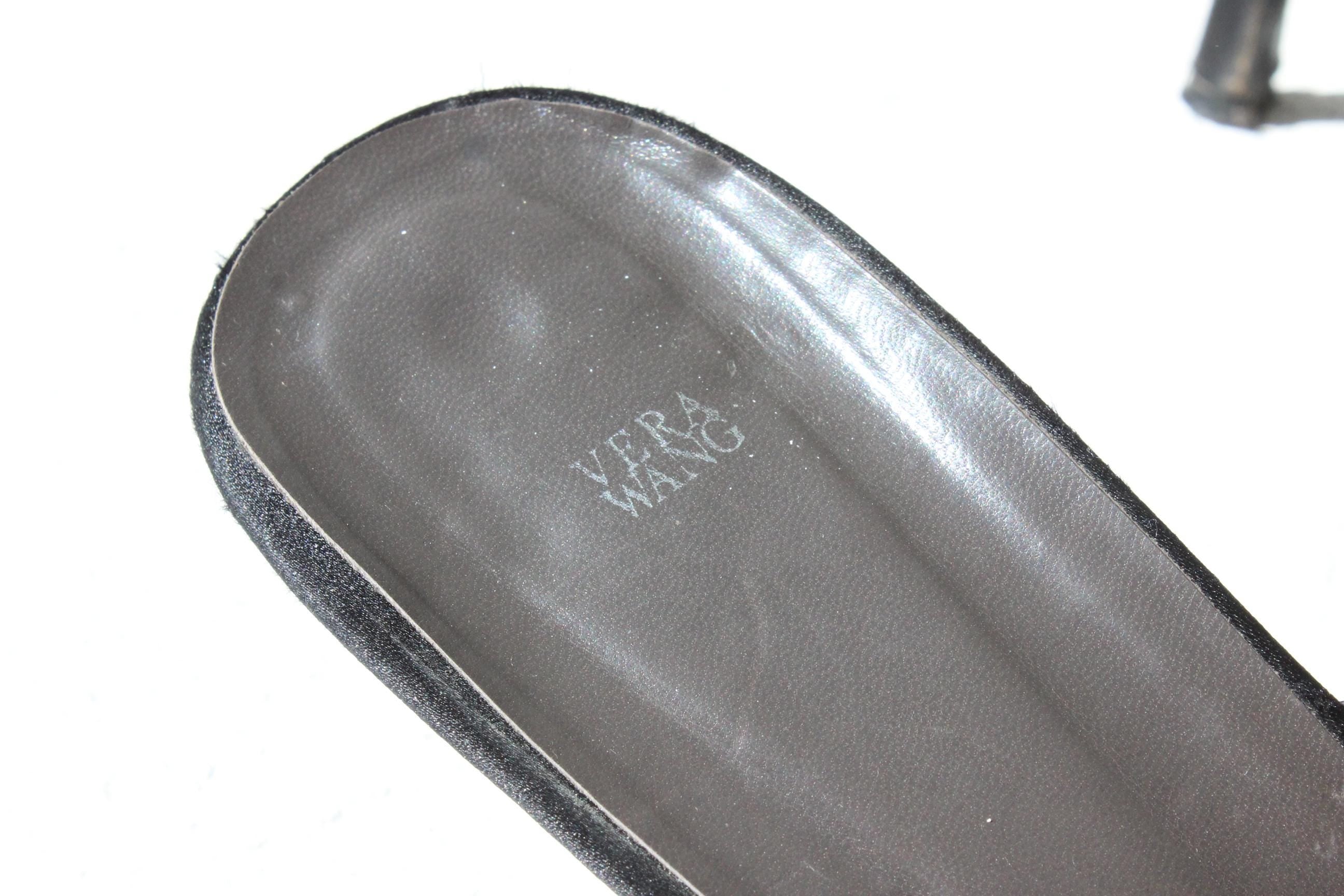 Y2K Vera Wang Satin Bow Mules - Euro 40