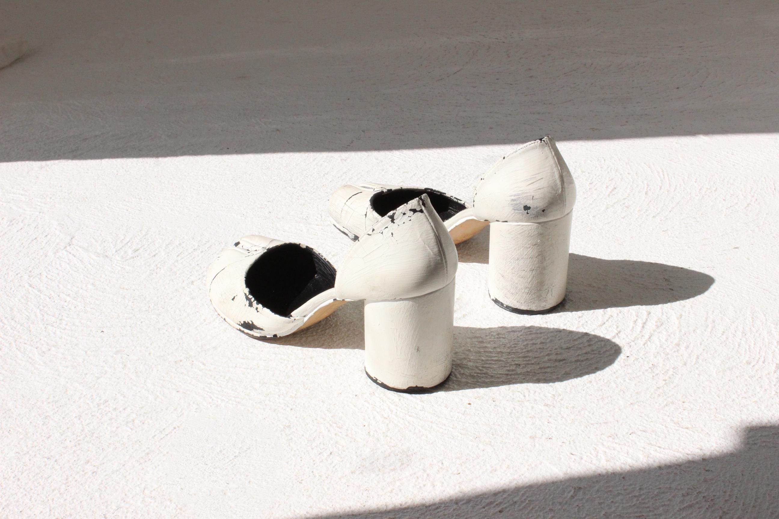 2004 Archival Maison Margiela Handpainted Tabis - Euro 40.5