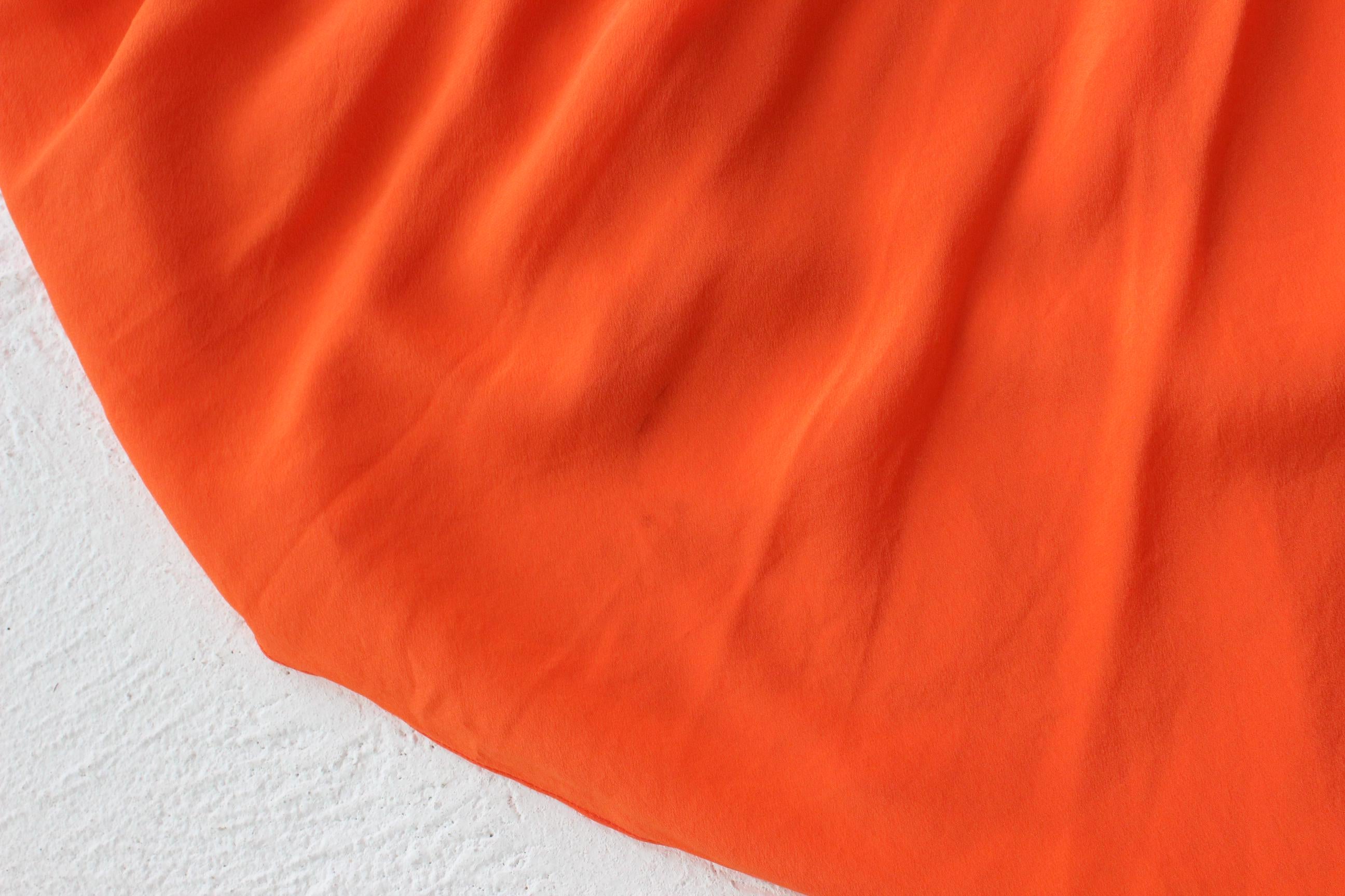 80s Australian Designer Vibrant Silk Circle Skirt