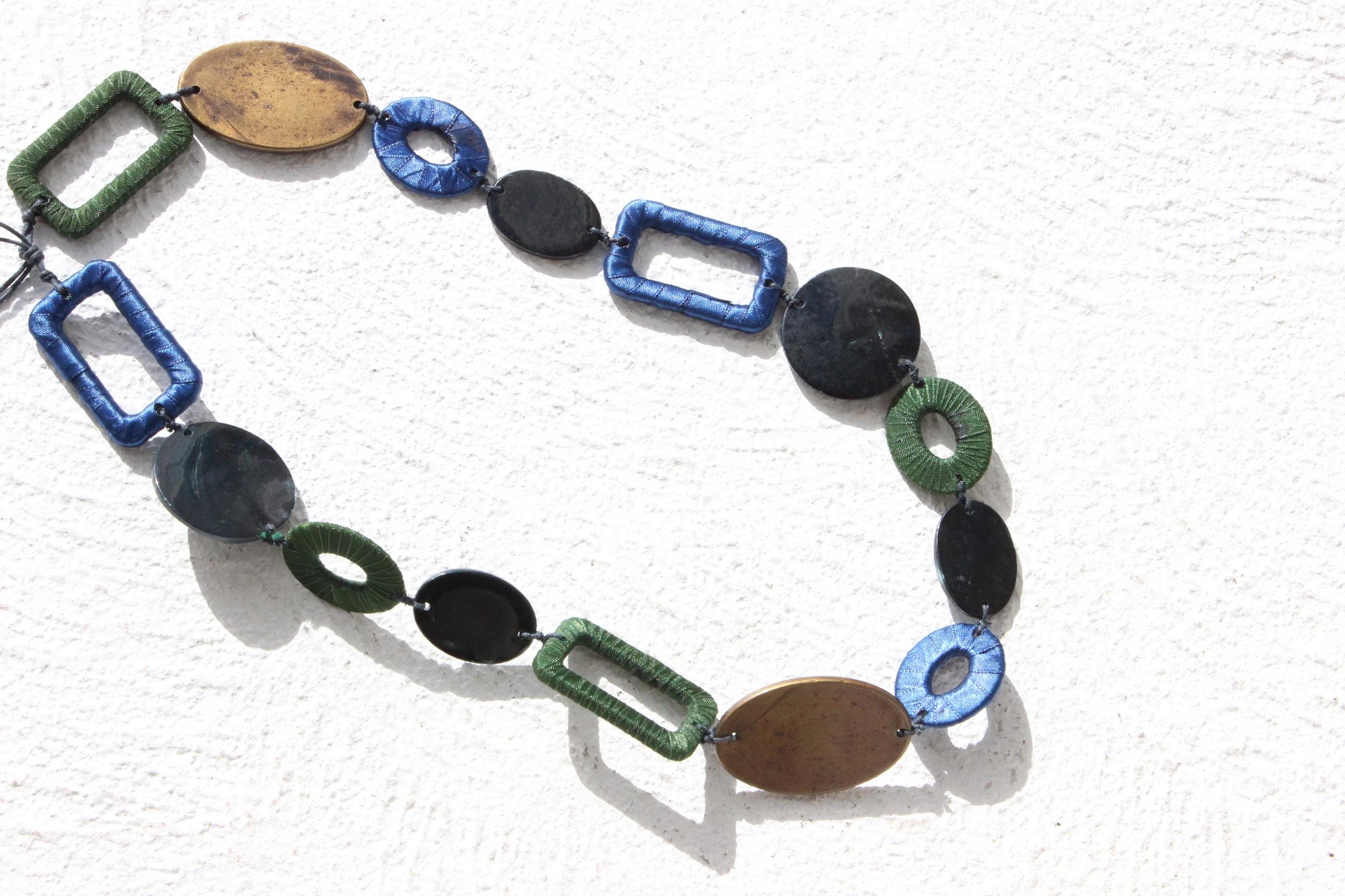 Arty Abstract Trinket Bead Belt