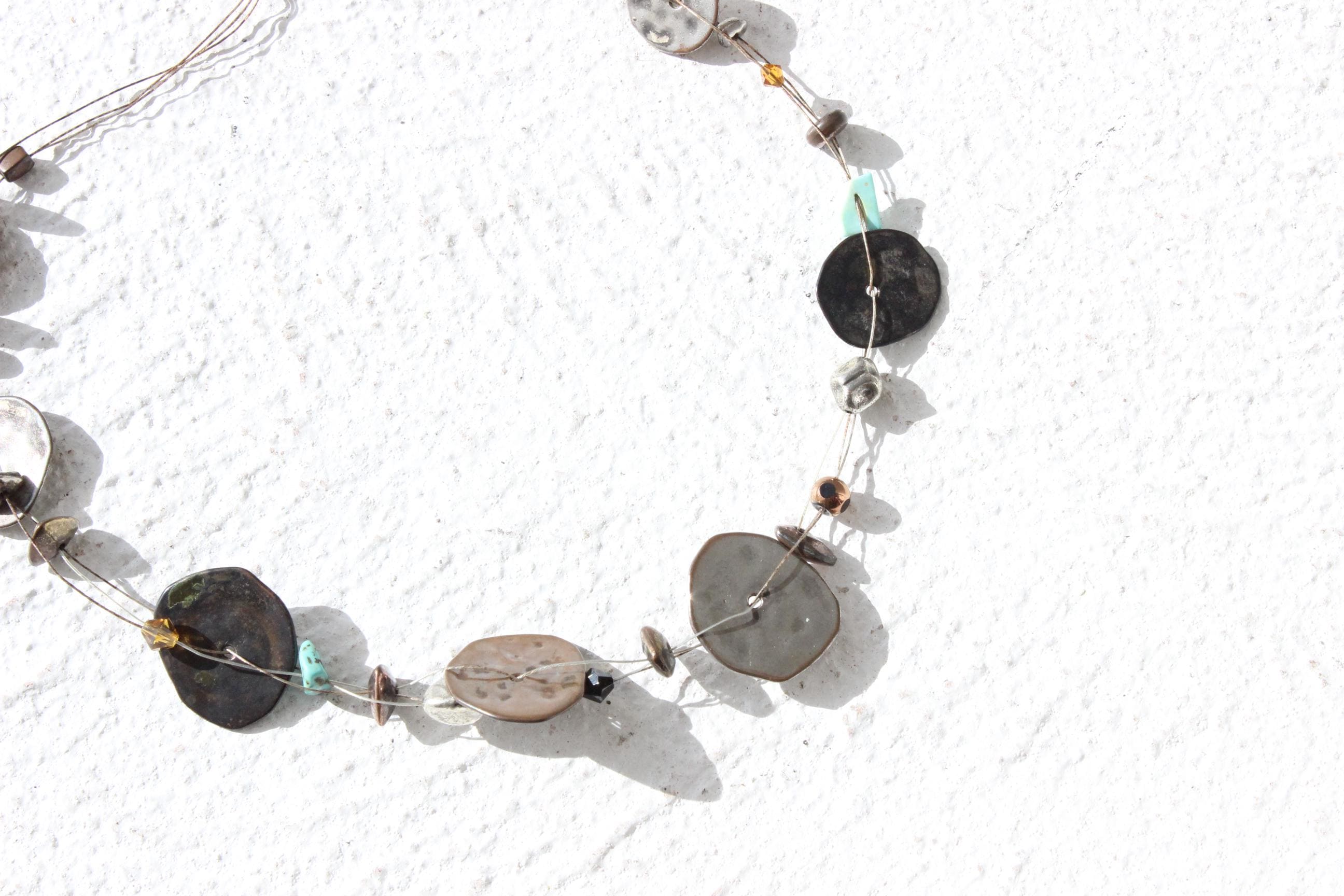 90s 'Found Object' Choker Necklace