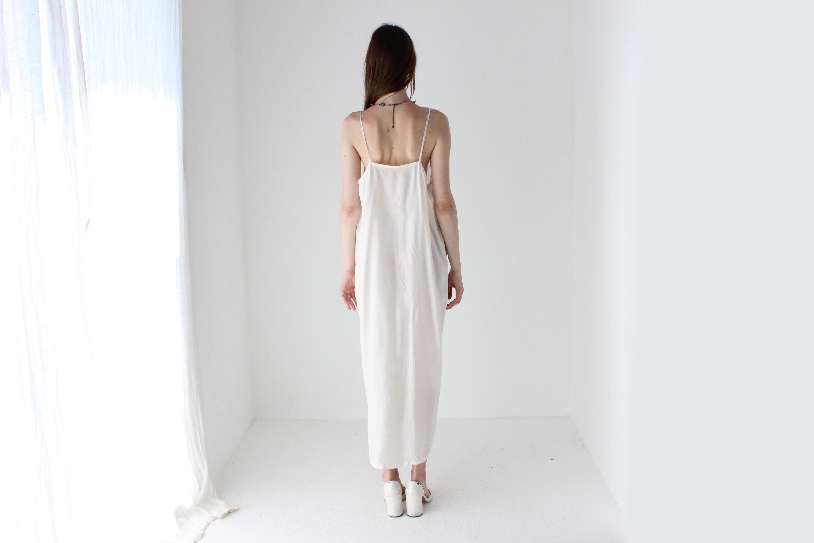 Relaxed & Roomy Ivory Nighty Slip Dress