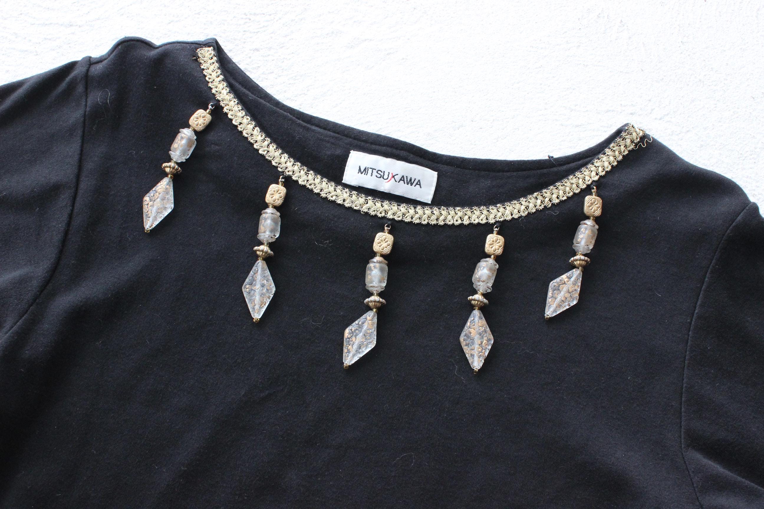80s Gem Stone Stretch Fitted Tee