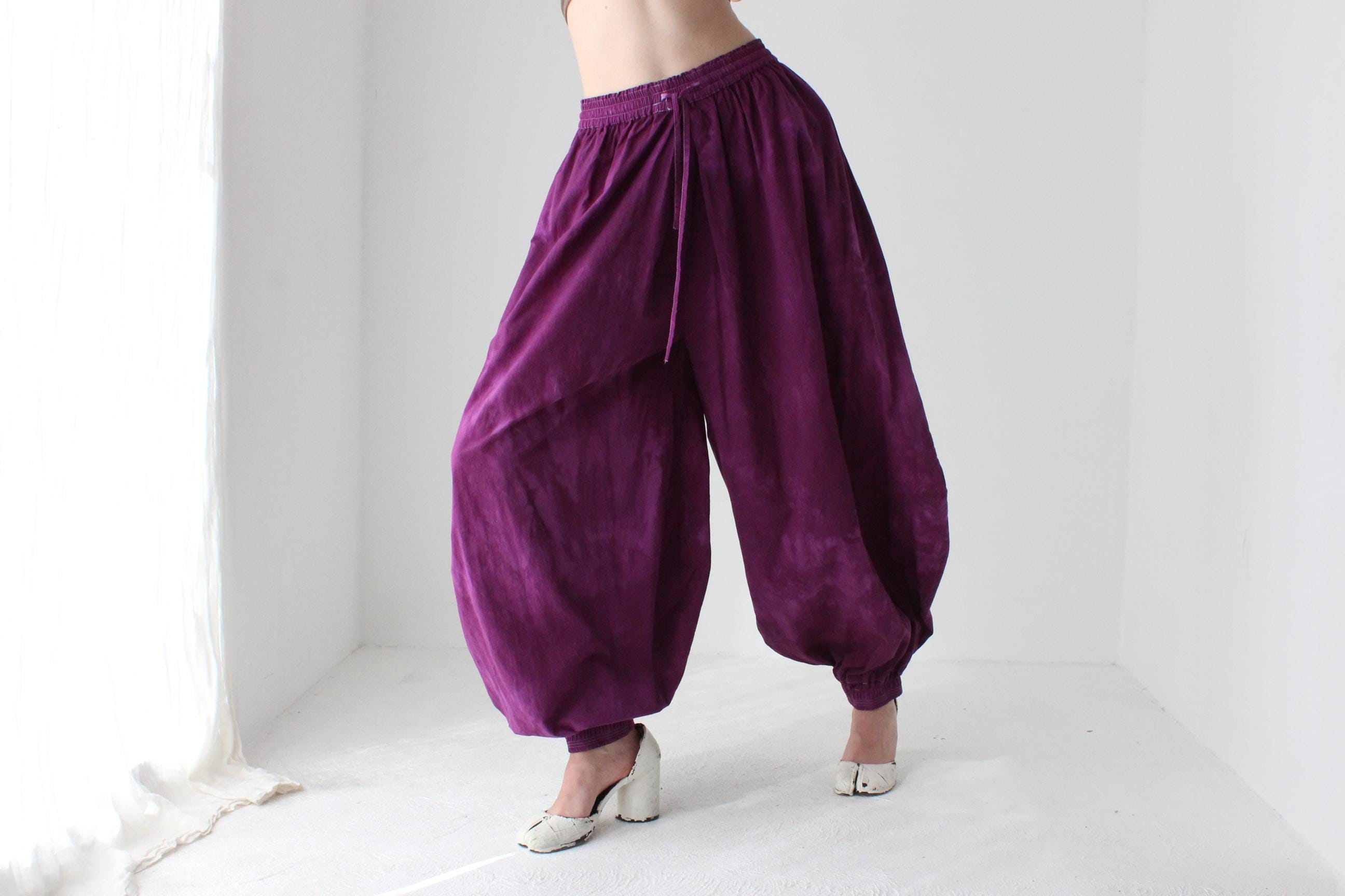 90s Super Voluminous Cotton Balloon Leg Pants
