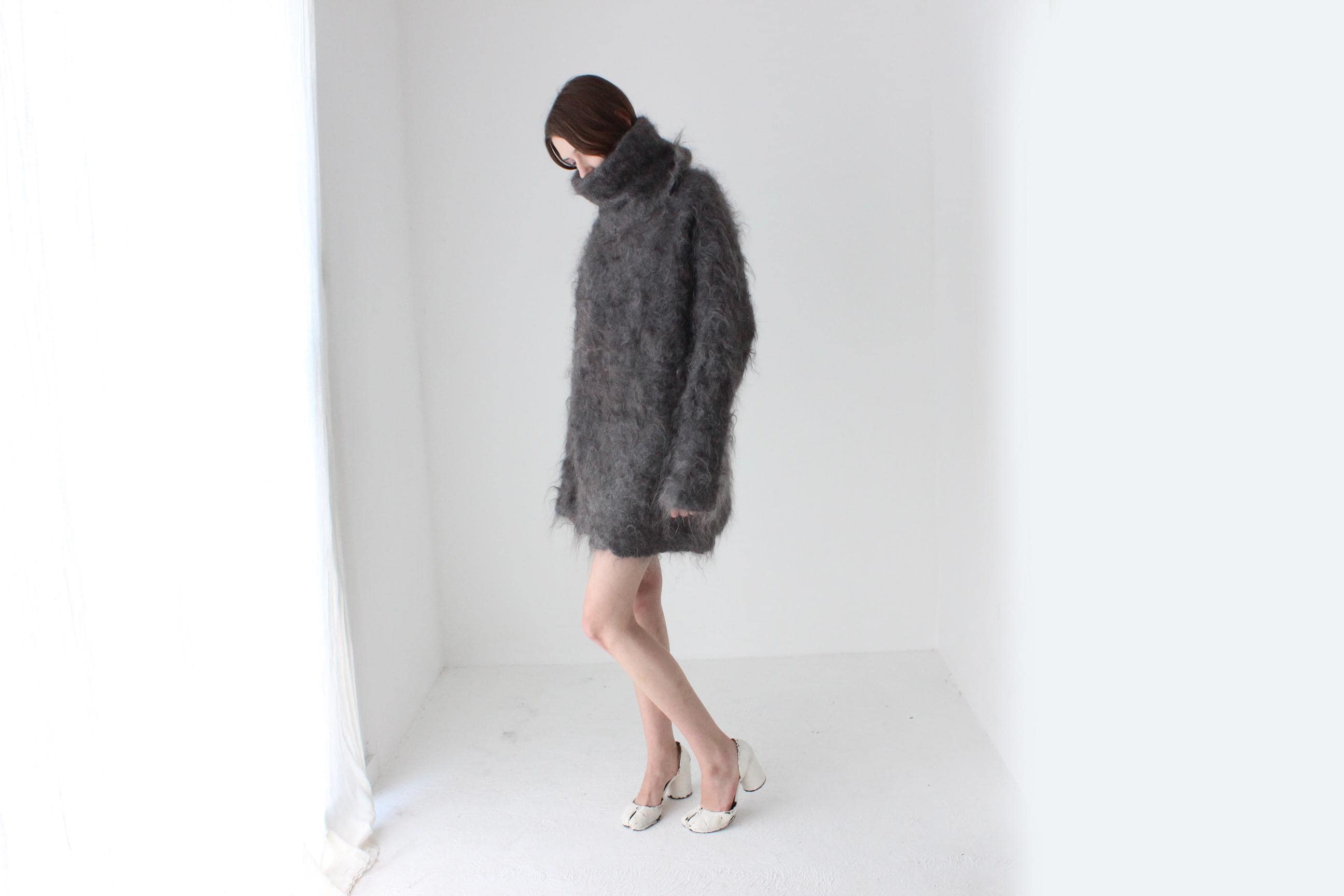 Hand Knit Wool & Mohair Unisex Sweater