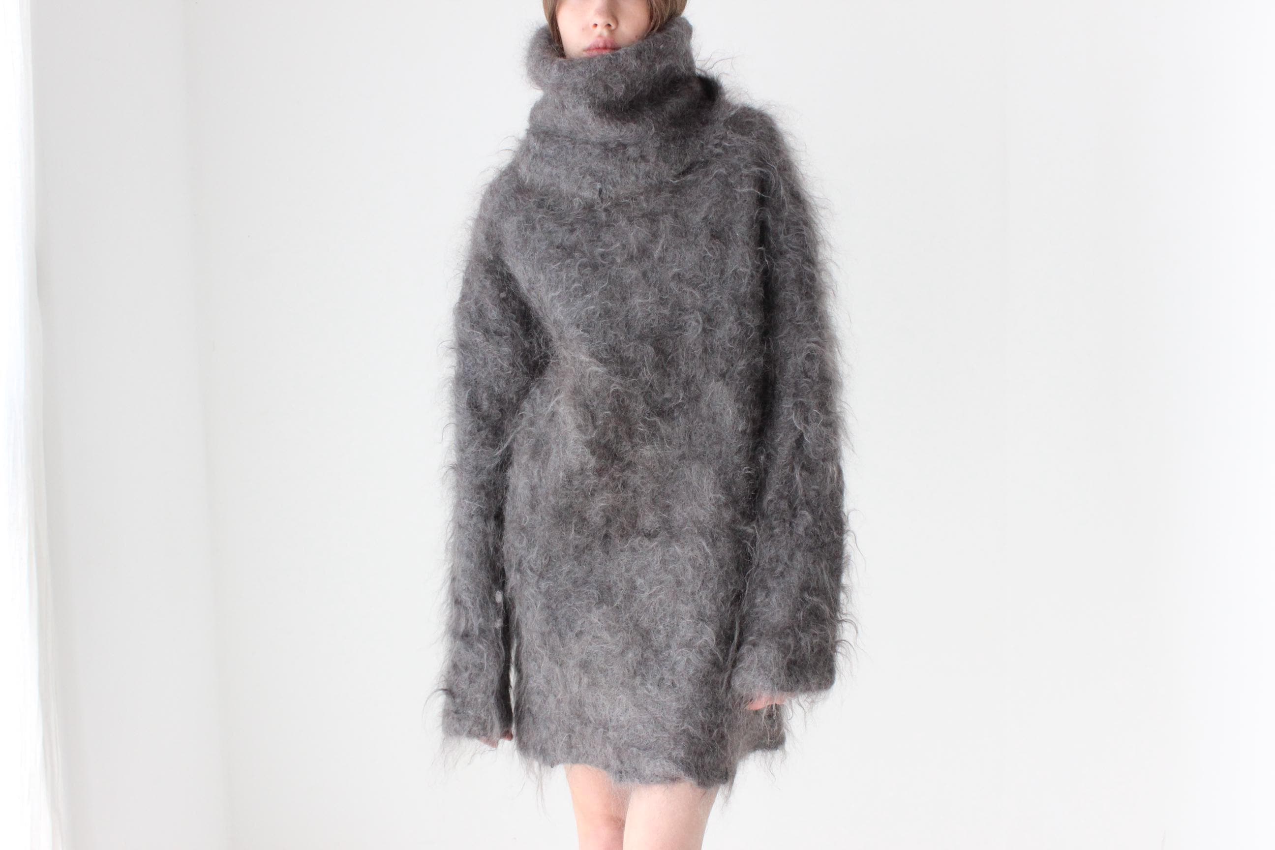 Hand Knit Wool & Mohair Unisex Sweater