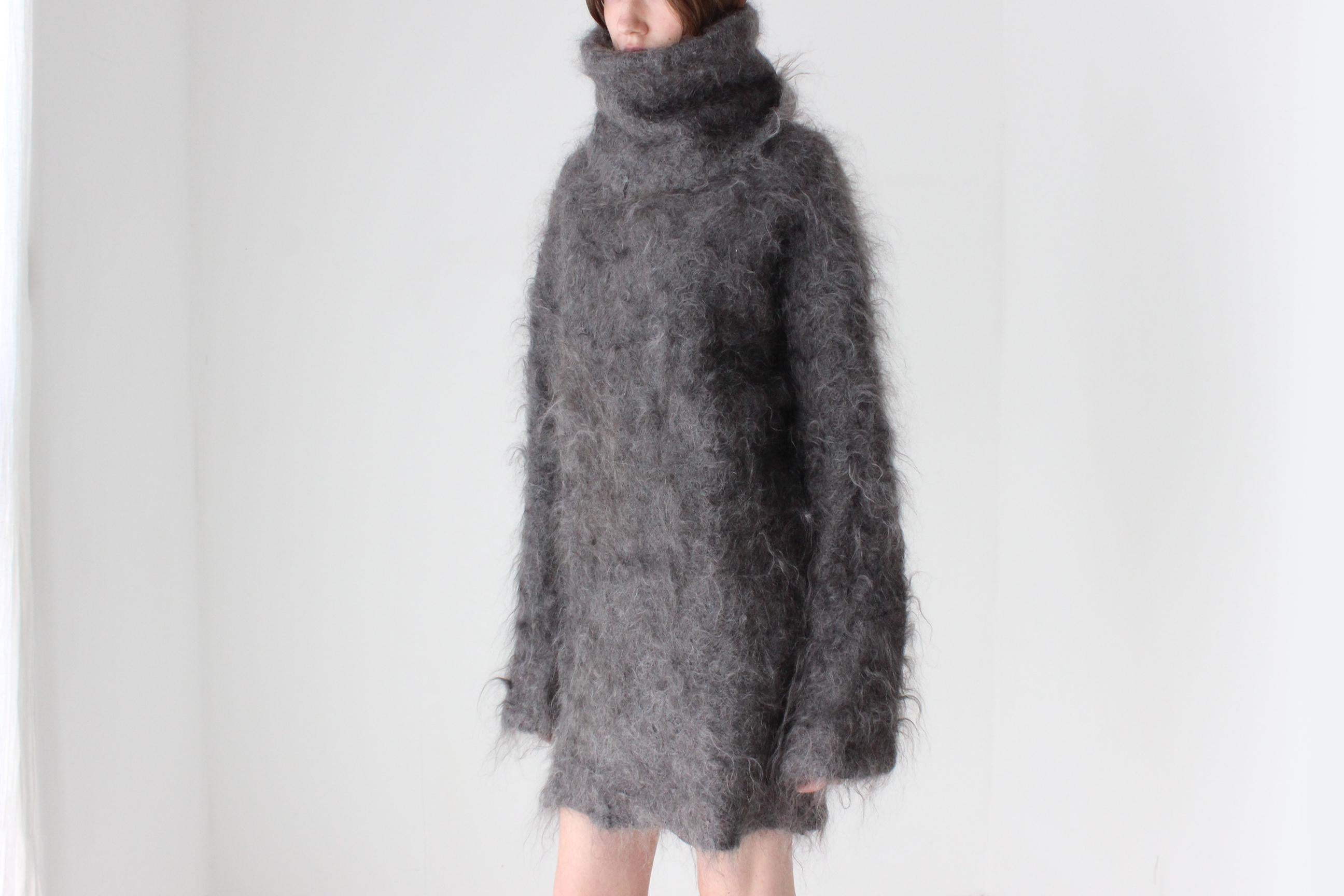 Hand Knit Wool & Mohair Unisex Sweater