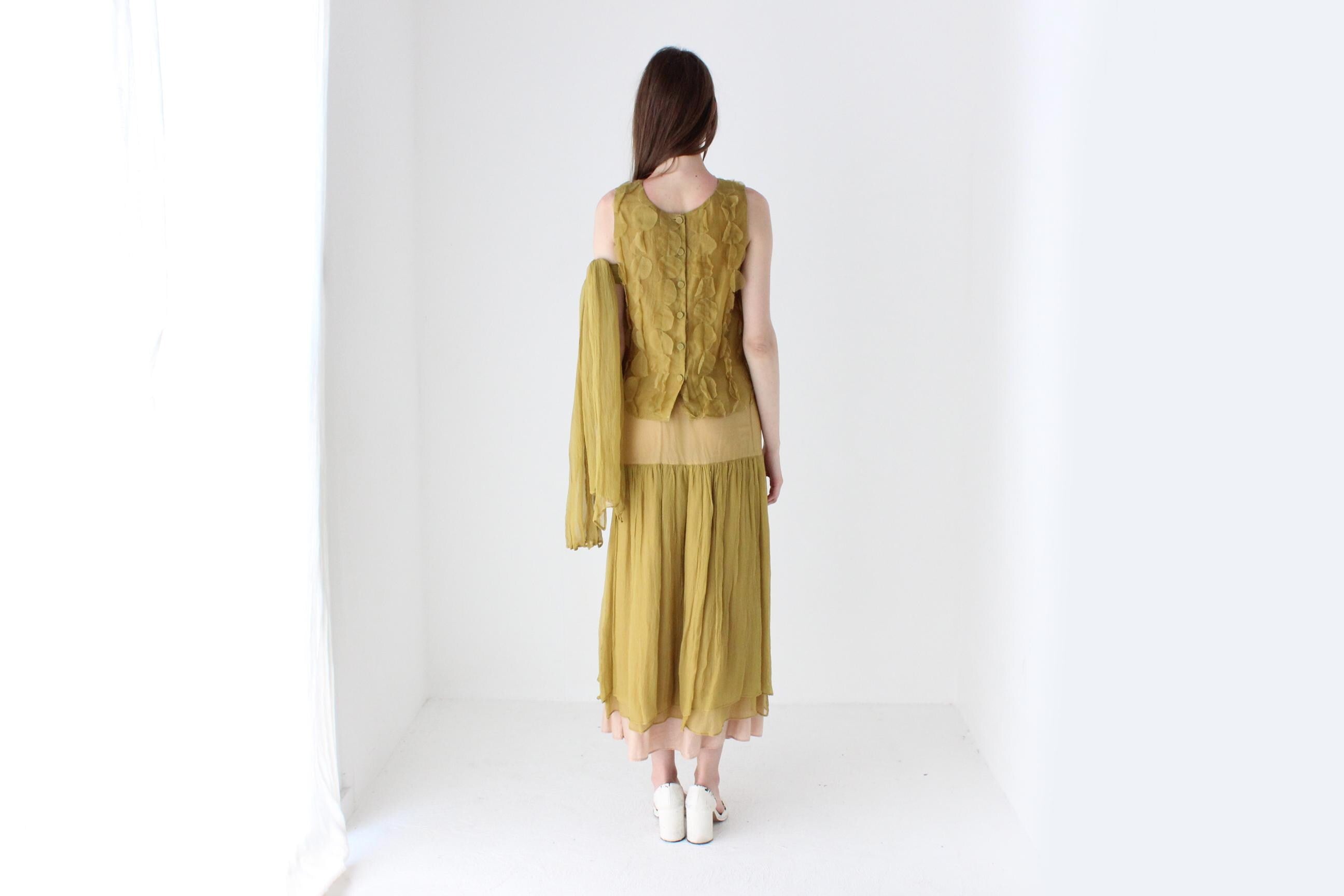Y2K Textural Silk Organza Top