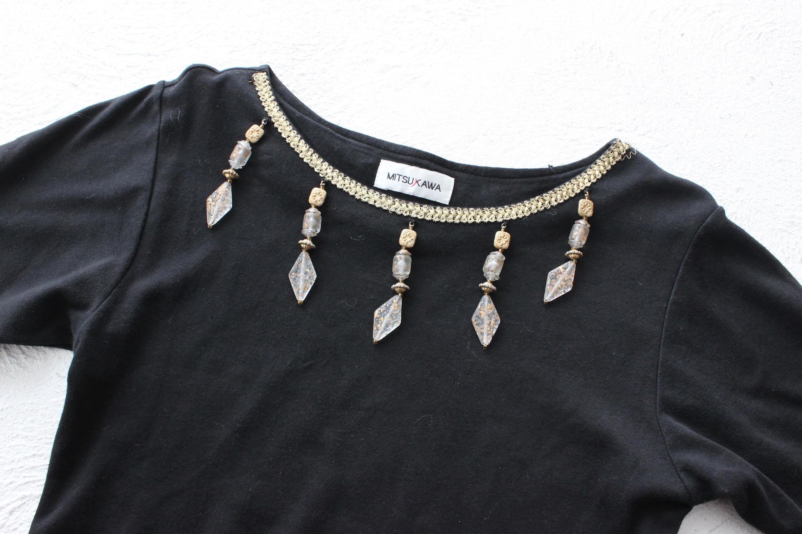 80s Gem Stone Stretch Fitted Tee