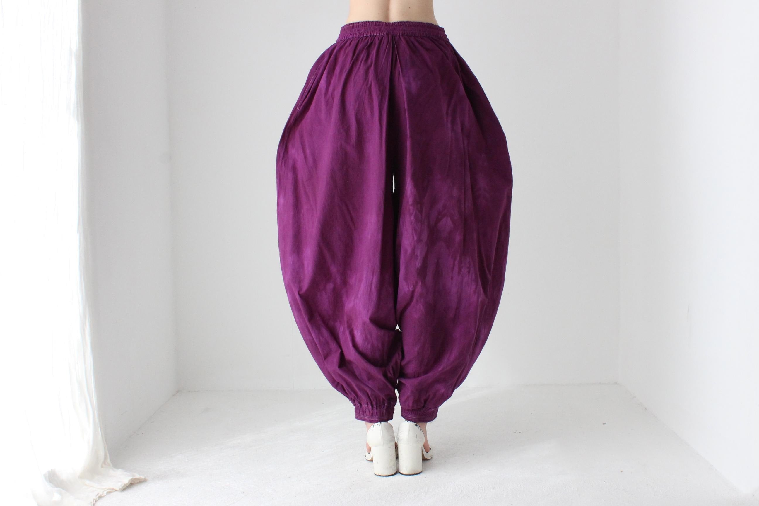 90s Super Voluminous Cotton Balloon Leg Pants