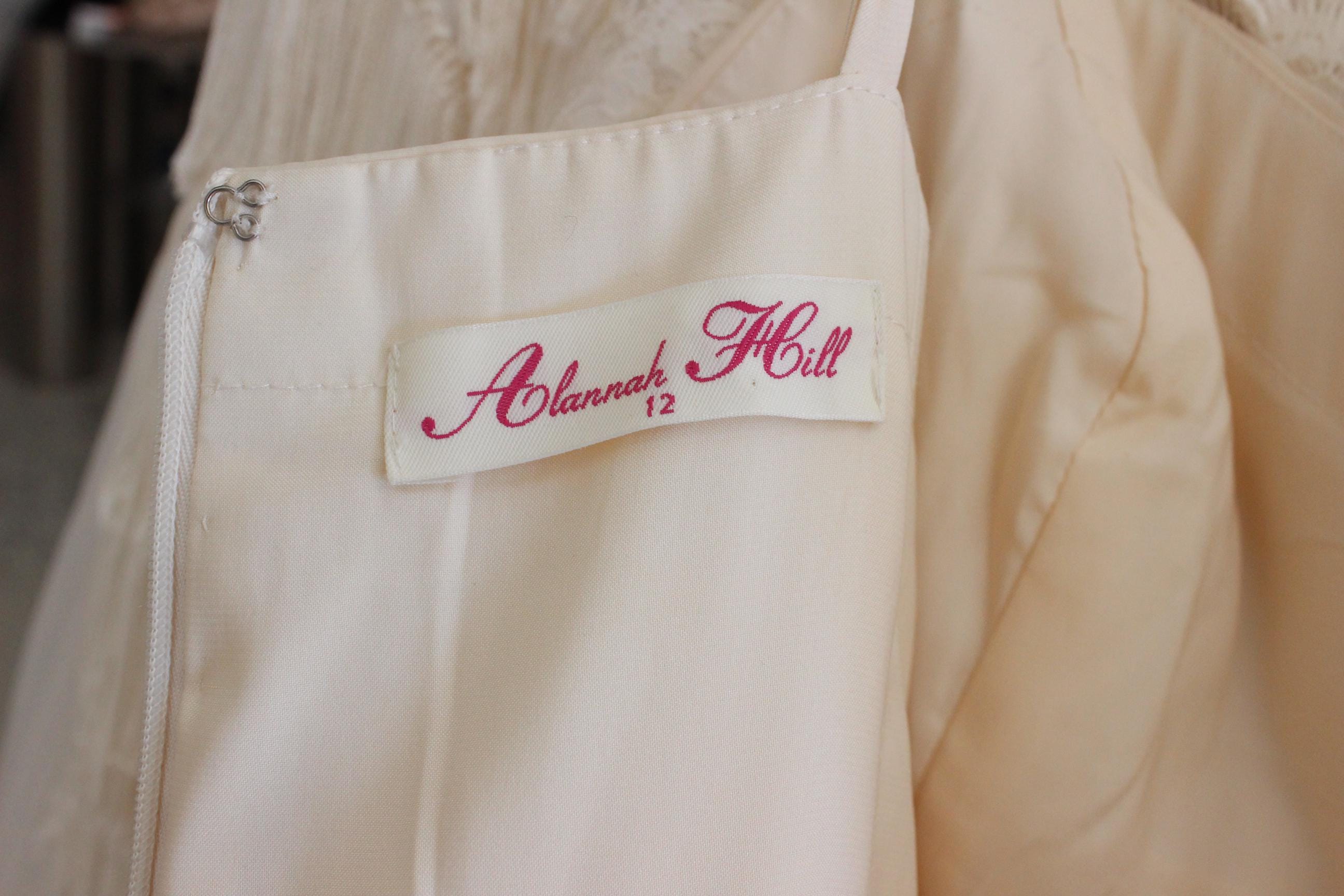 2000s Alannah Hill Tiered Lace & Organza Bridal Mini