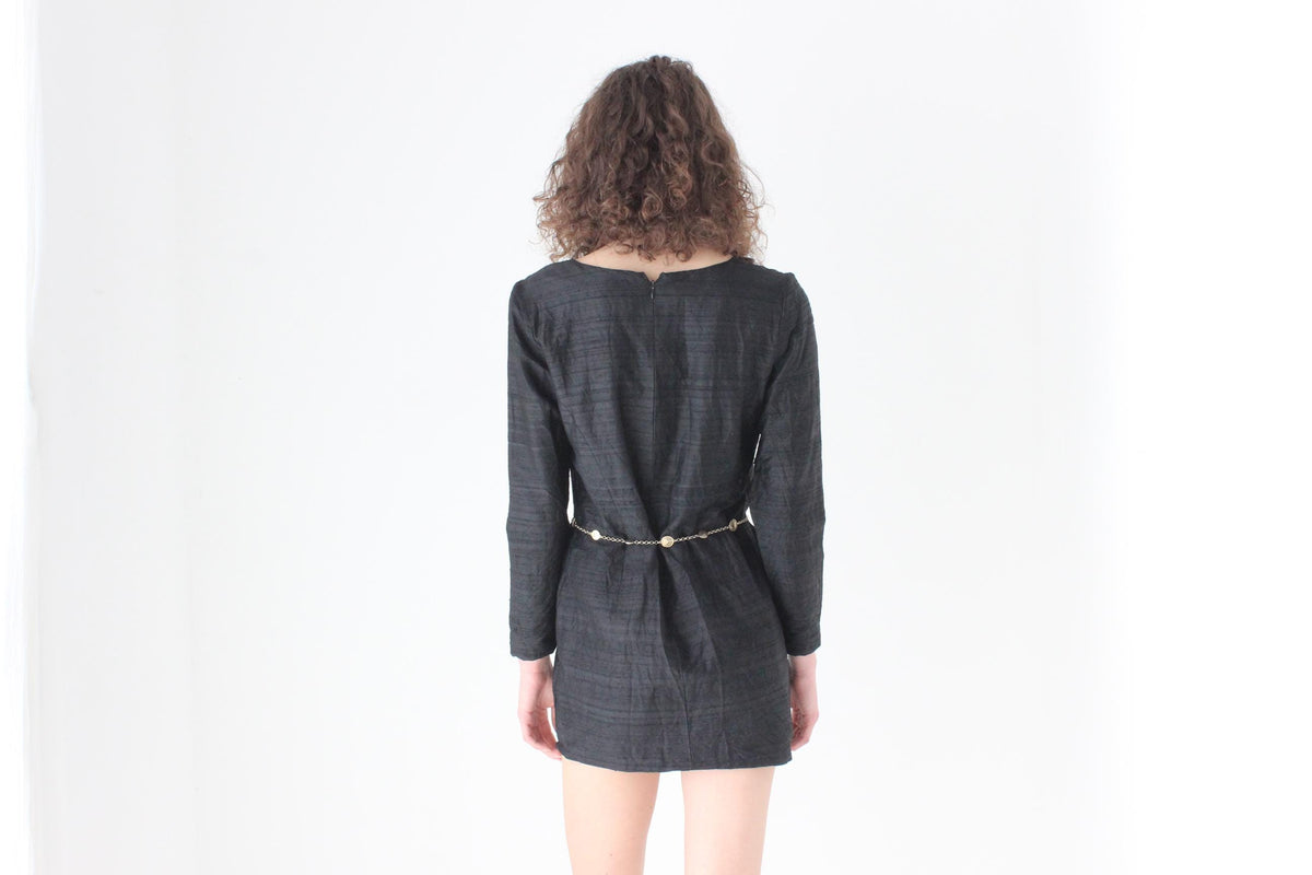 Super Chic 90s Raw Silk Dupion Mini