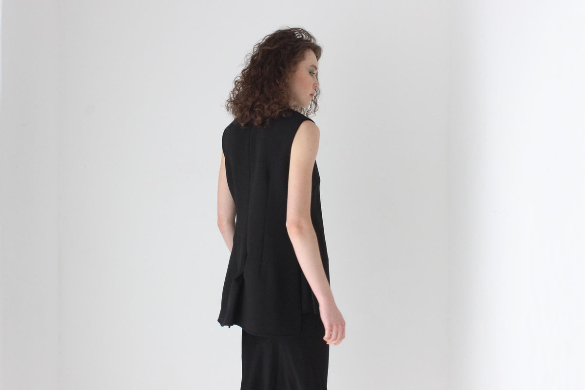 2010s Ellery Crepe Top w/ Fringe Tassel Detailing