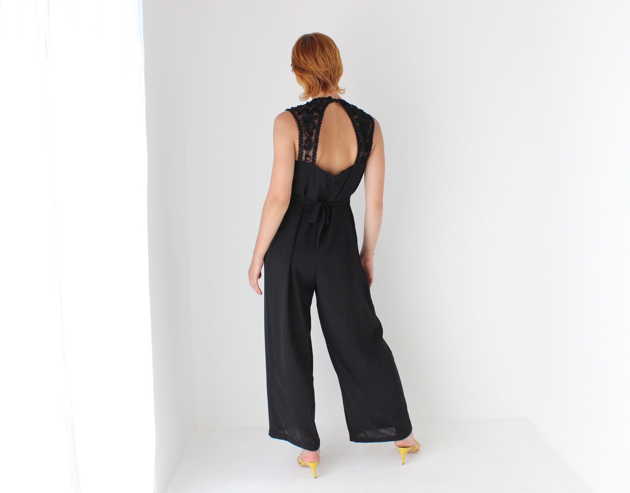Dreamy 80s Loose & Relaxed Waistcoat Jumpsuit