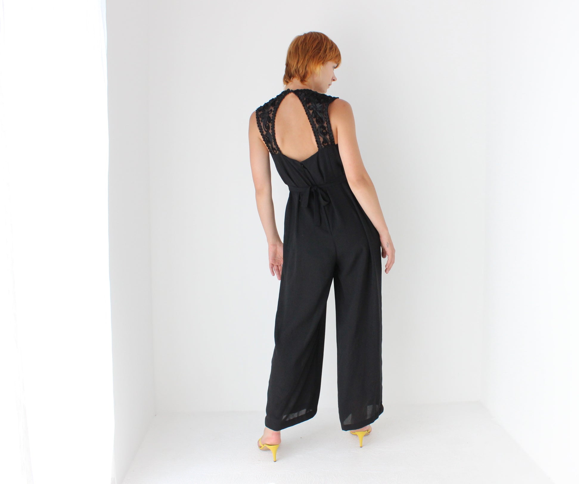 Dreamy 80s Loose & Relaxed Waistcoat Jumpsuit