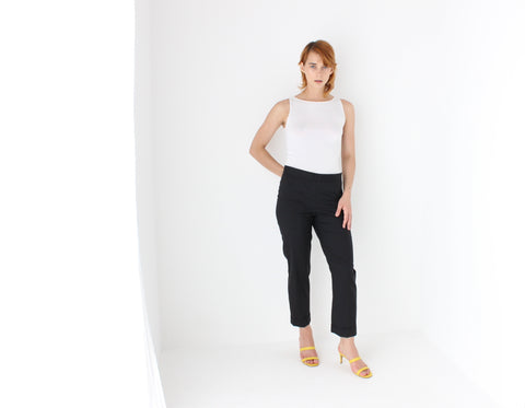 2000s Jean Paul Gaultier Virgin Wool Cropped Trousers