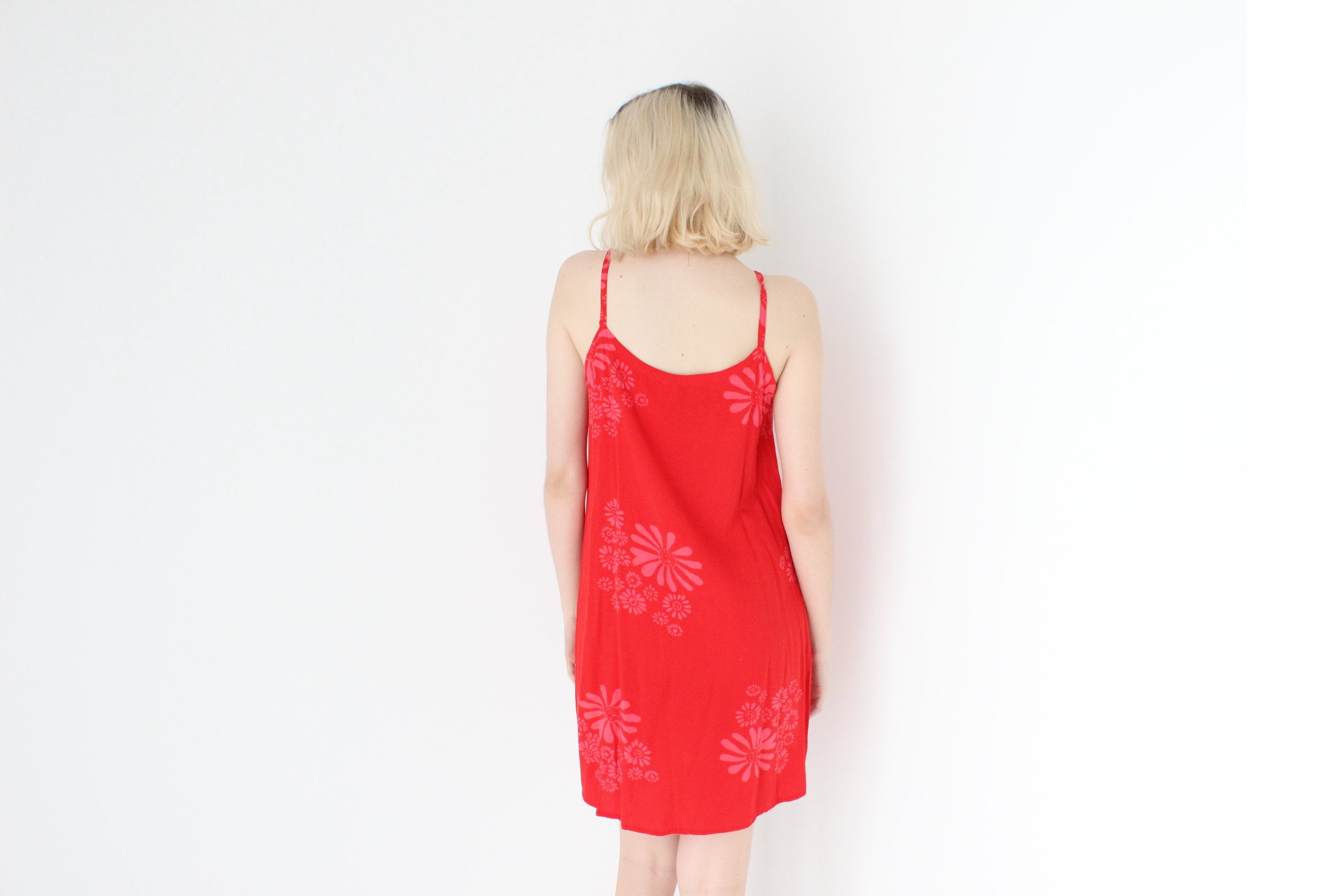90s Breezy Tie Dye Hawaiian Gauze Mini