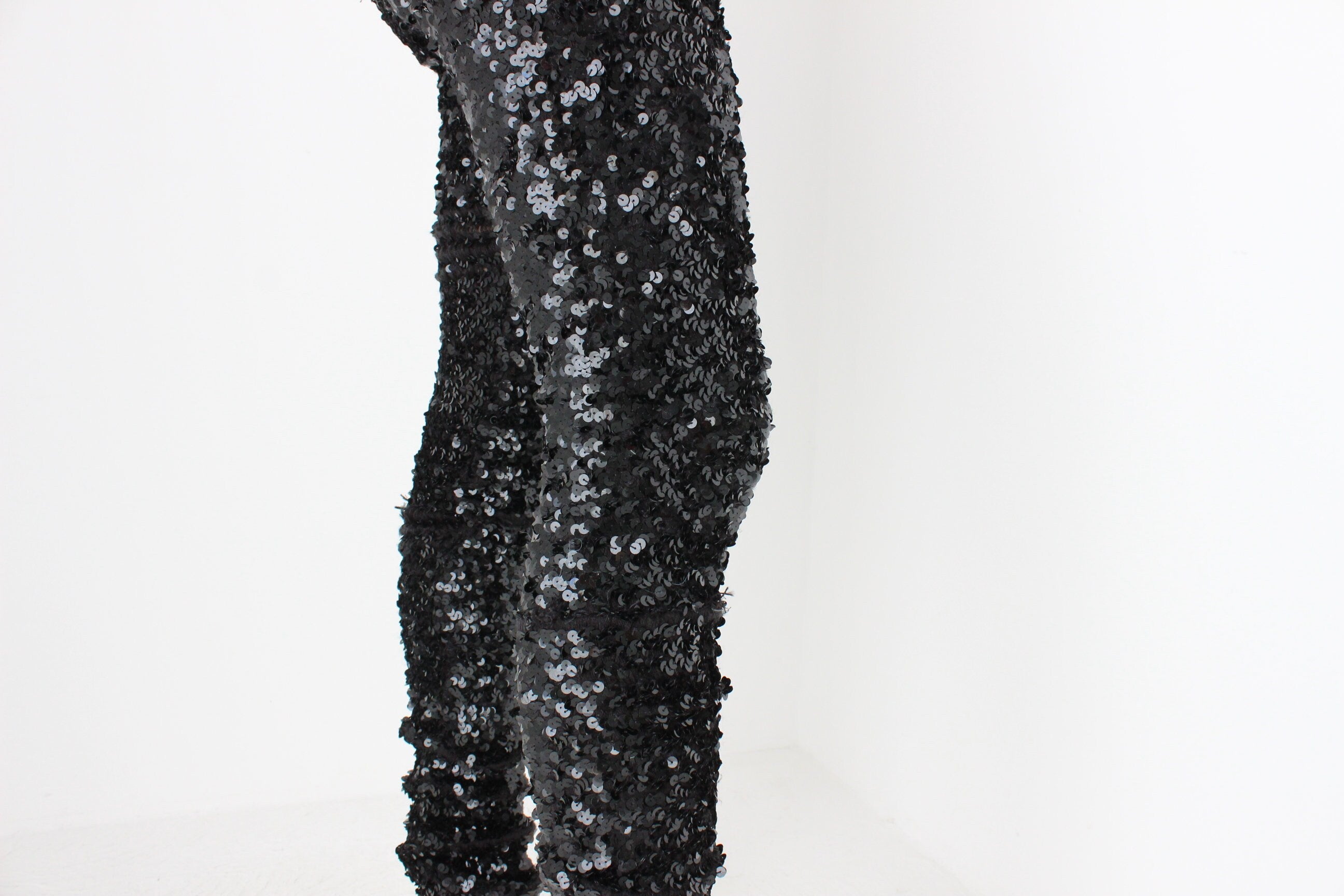 Y2K CUE Sequin Stretch Knit Disco Leggings