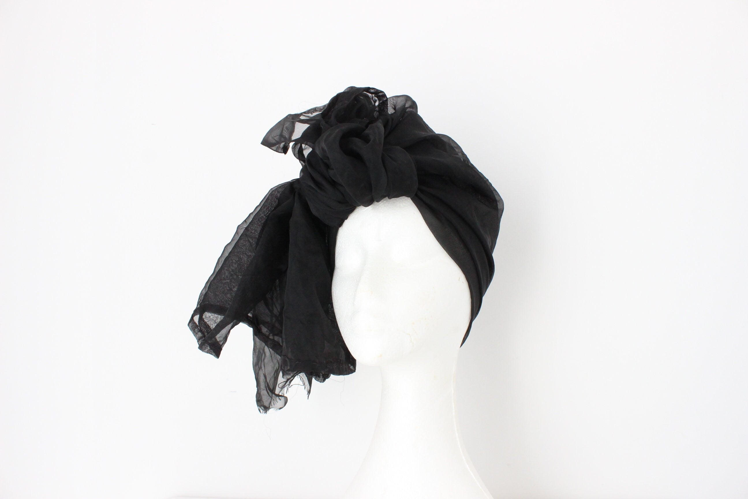 Sheer Organza Square Scarf