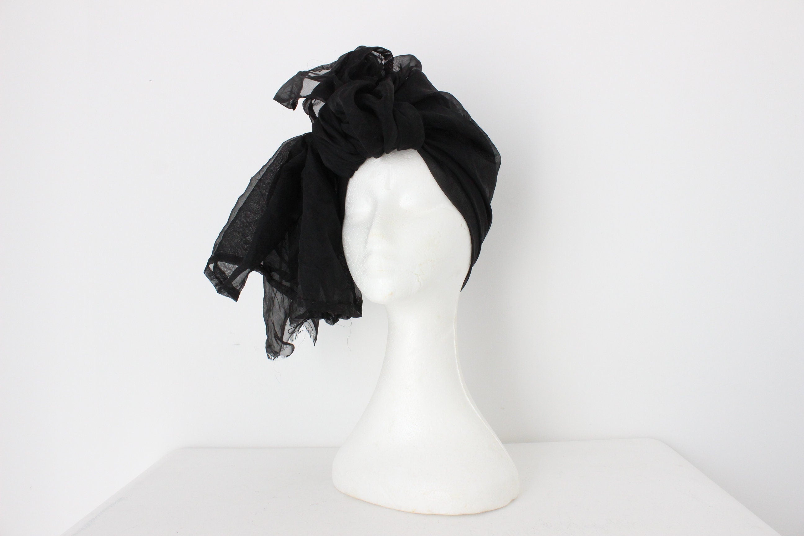 Sheer Organza Square Scarf