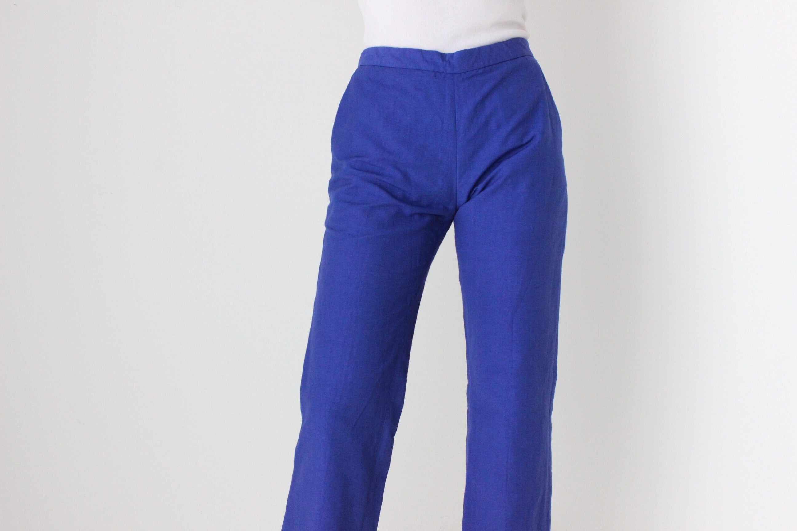 2000s MARNI Cobalt Cropped Trousers