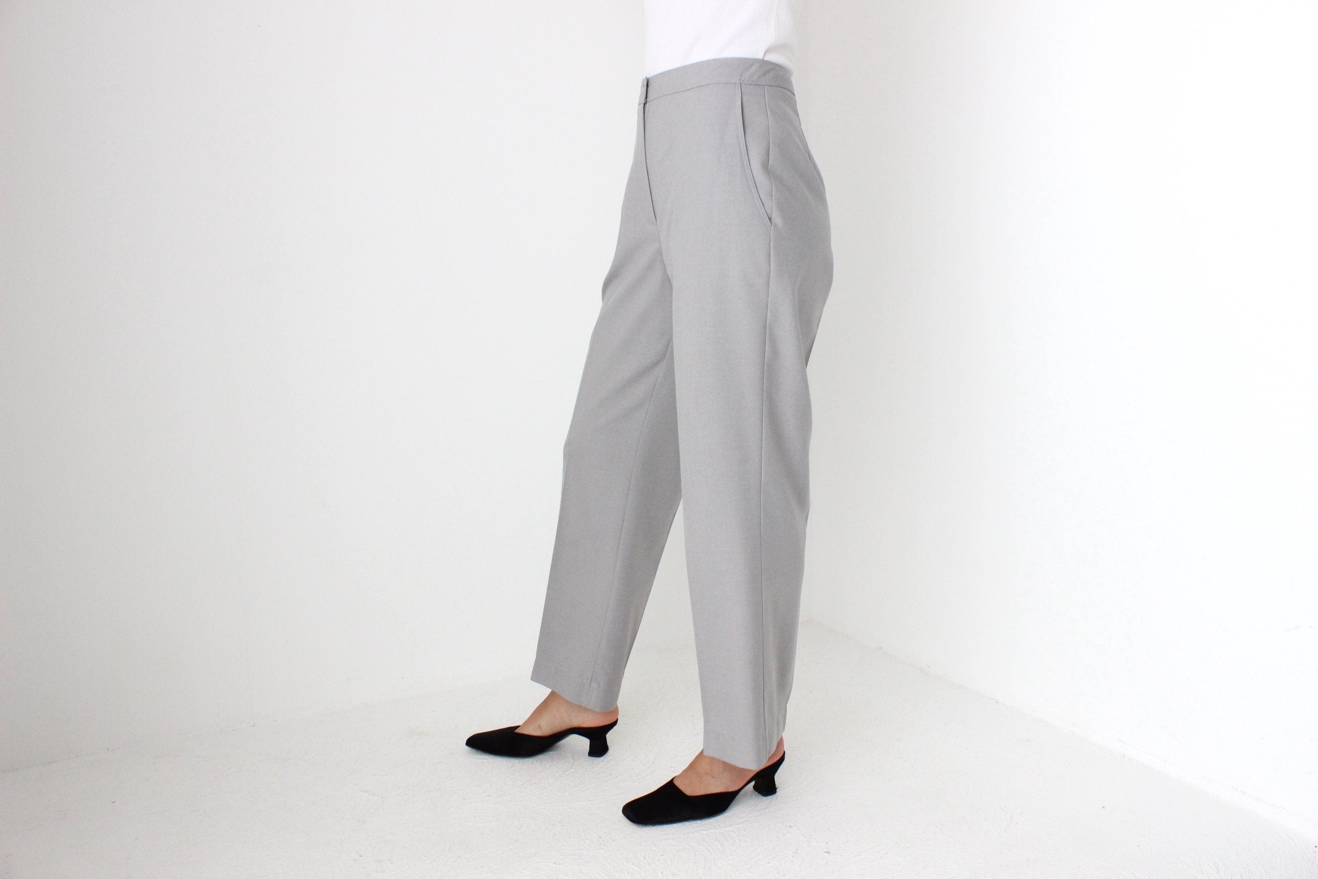BALLETCORE 90s Minimal Pastel Trousers