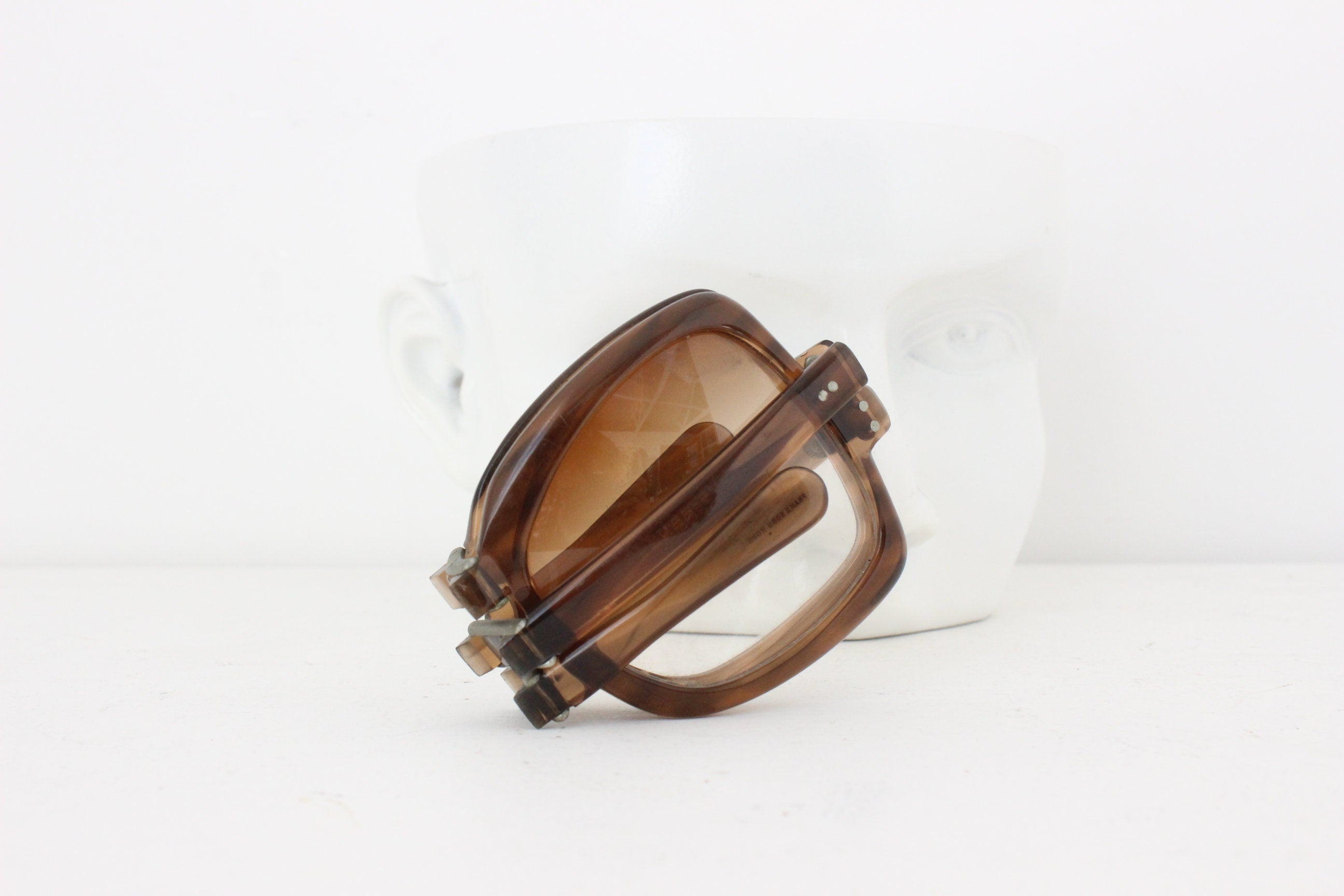 70s FOLDABLE "Eye-Benders - Belinda" Collectible Vintage Sunglasses
