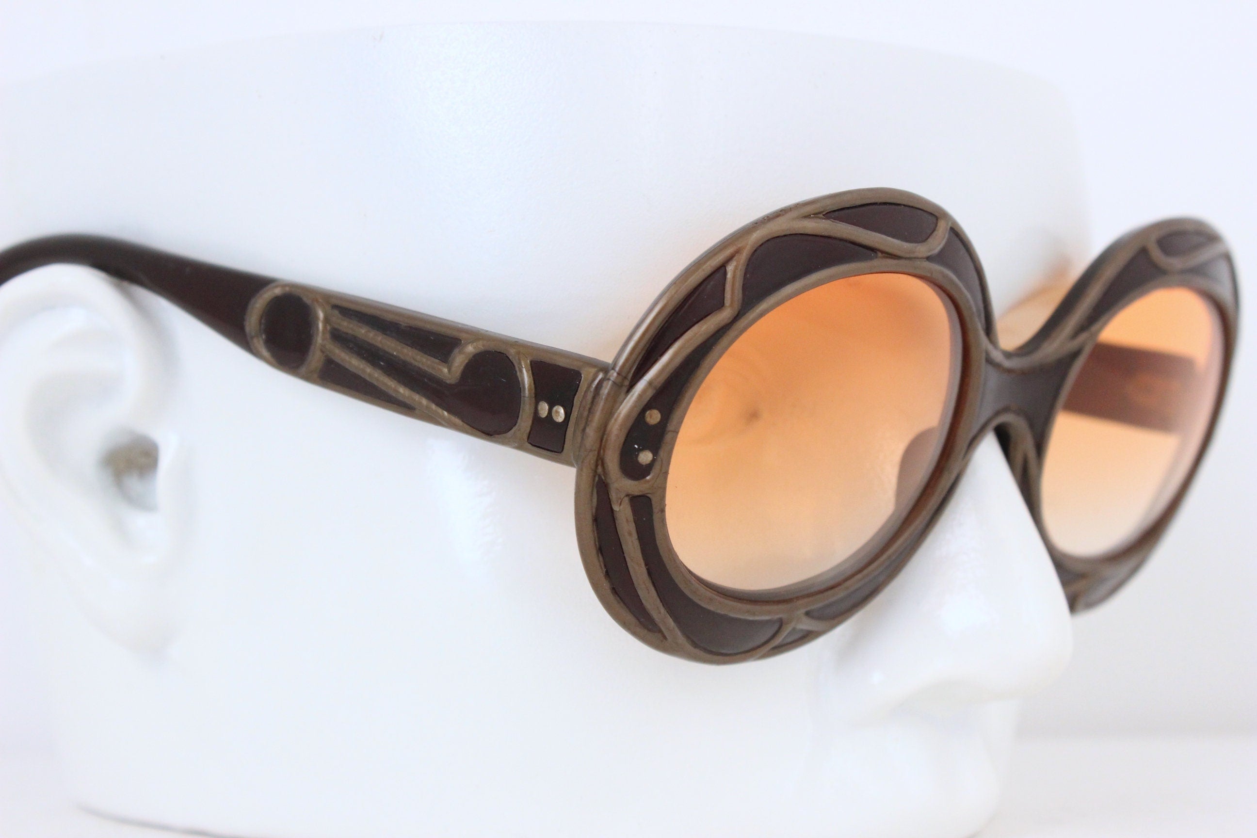 Rare 1960s French Vintage Sunglasses ‘Riviera’ - by Michel Brevet ~ Handmade France
